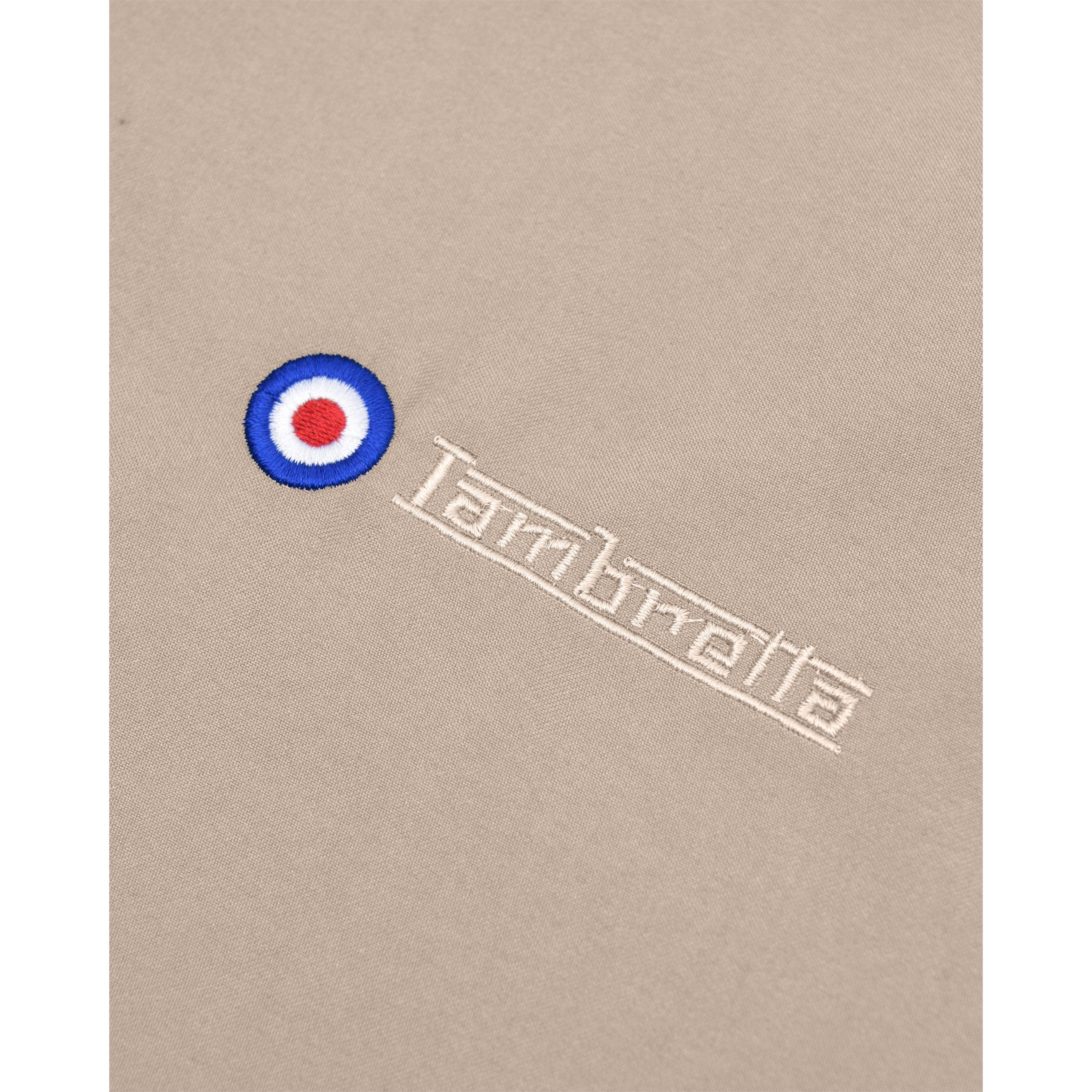 Stone - Lambretta - Shower Resistant Harrington Bomber Jacket - 5