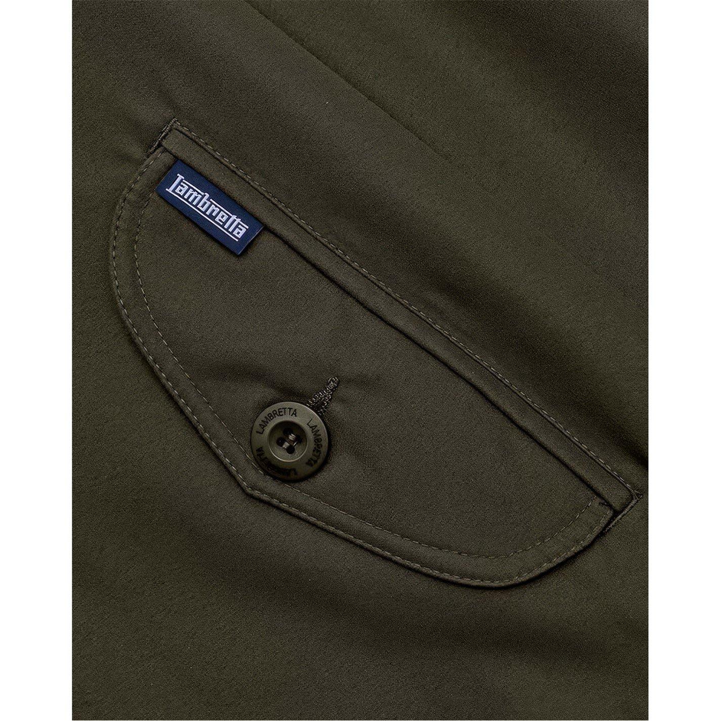 Verde - Lambretta - Shower Resistant Harrington Bomber Jacket - 4