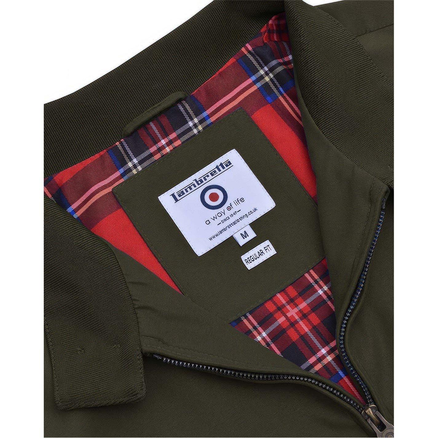 Verde - Lambretta - Shower Resistant Harrington Bomber Jacket - 6