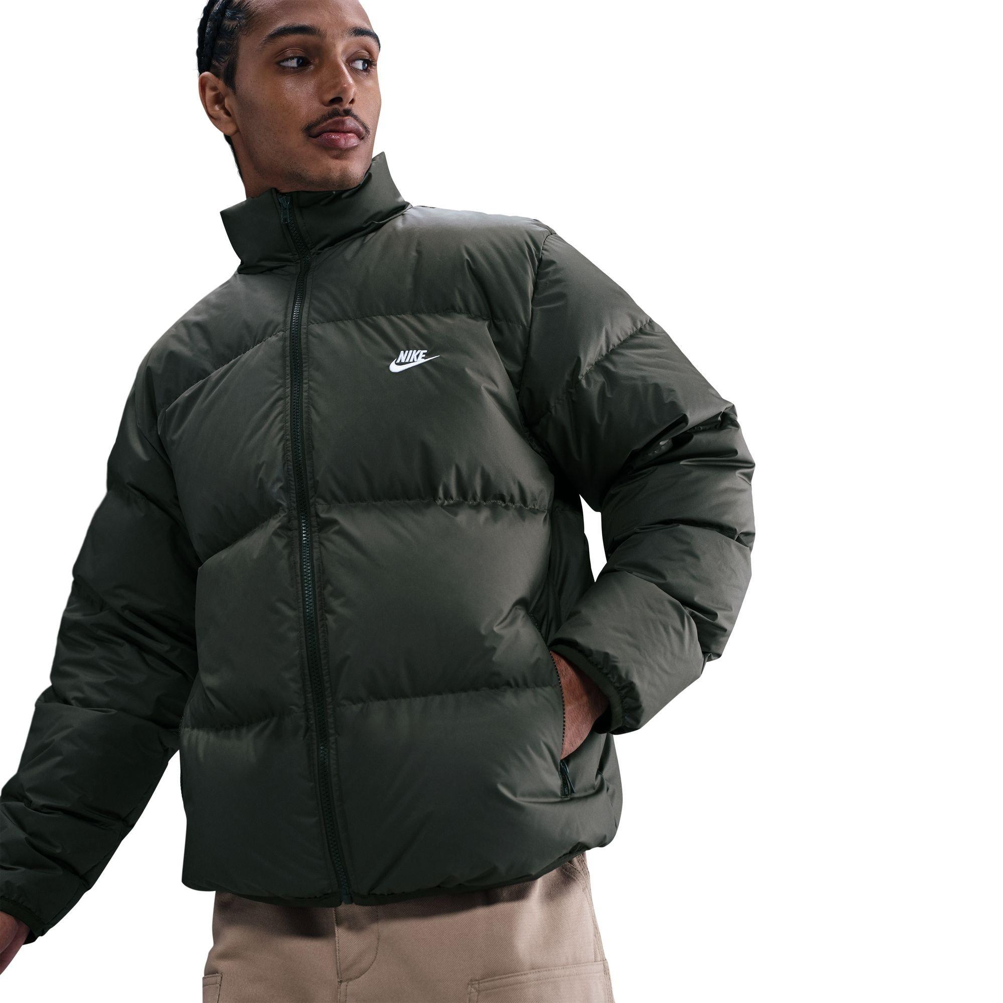 Nike Men's Therma-Fit Club Puffer Jacket - Sequoia/White - XL