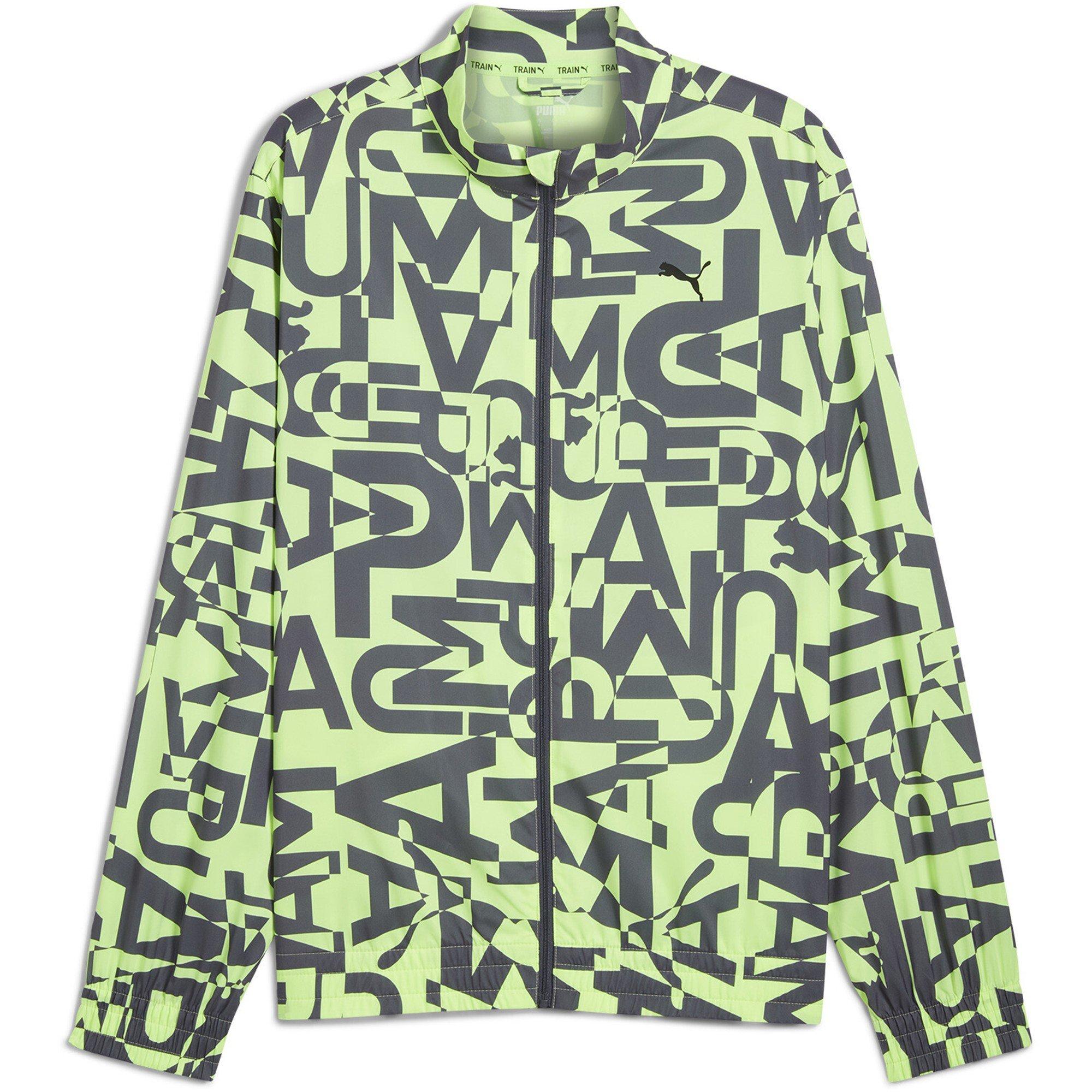 Galactic Gray - Puma - Men's Energy All Over Print Performance Training Jacket - 1