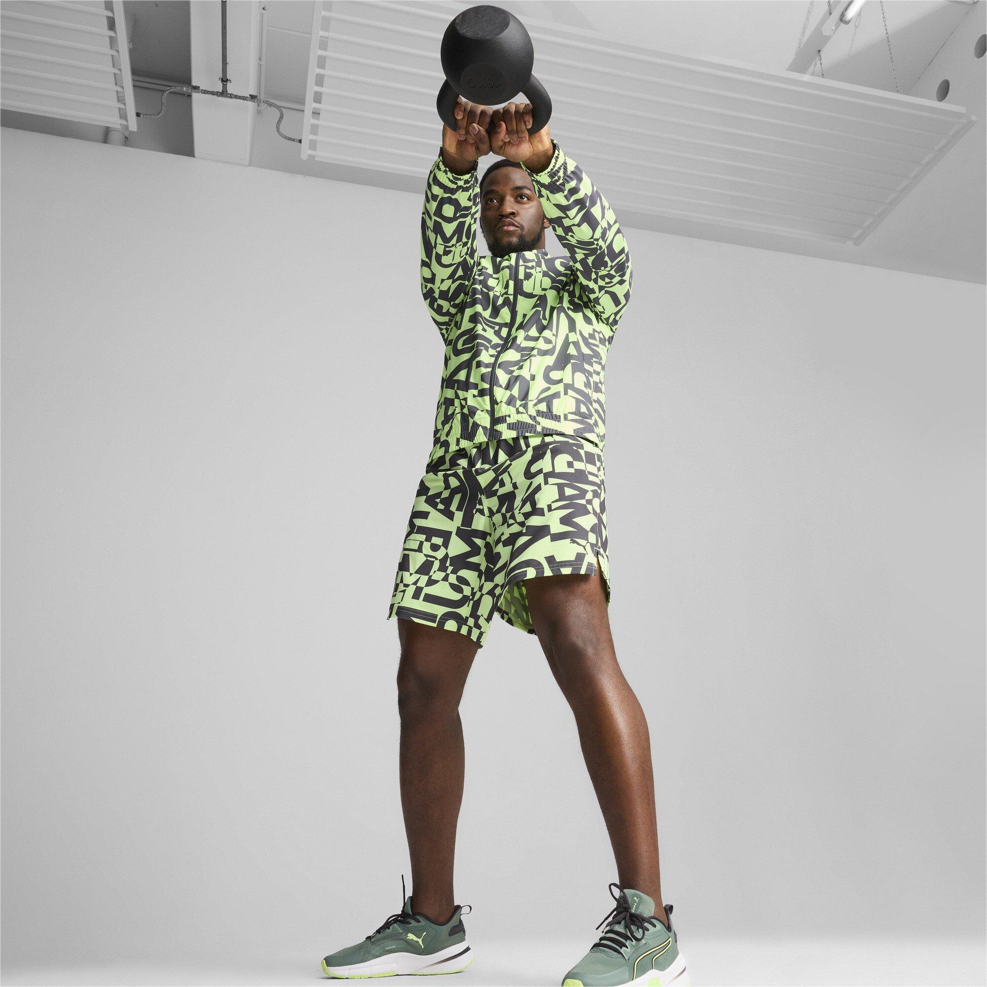 Galactic Gray - Puma - Energy All Over Print Performance Training Jacket - 4