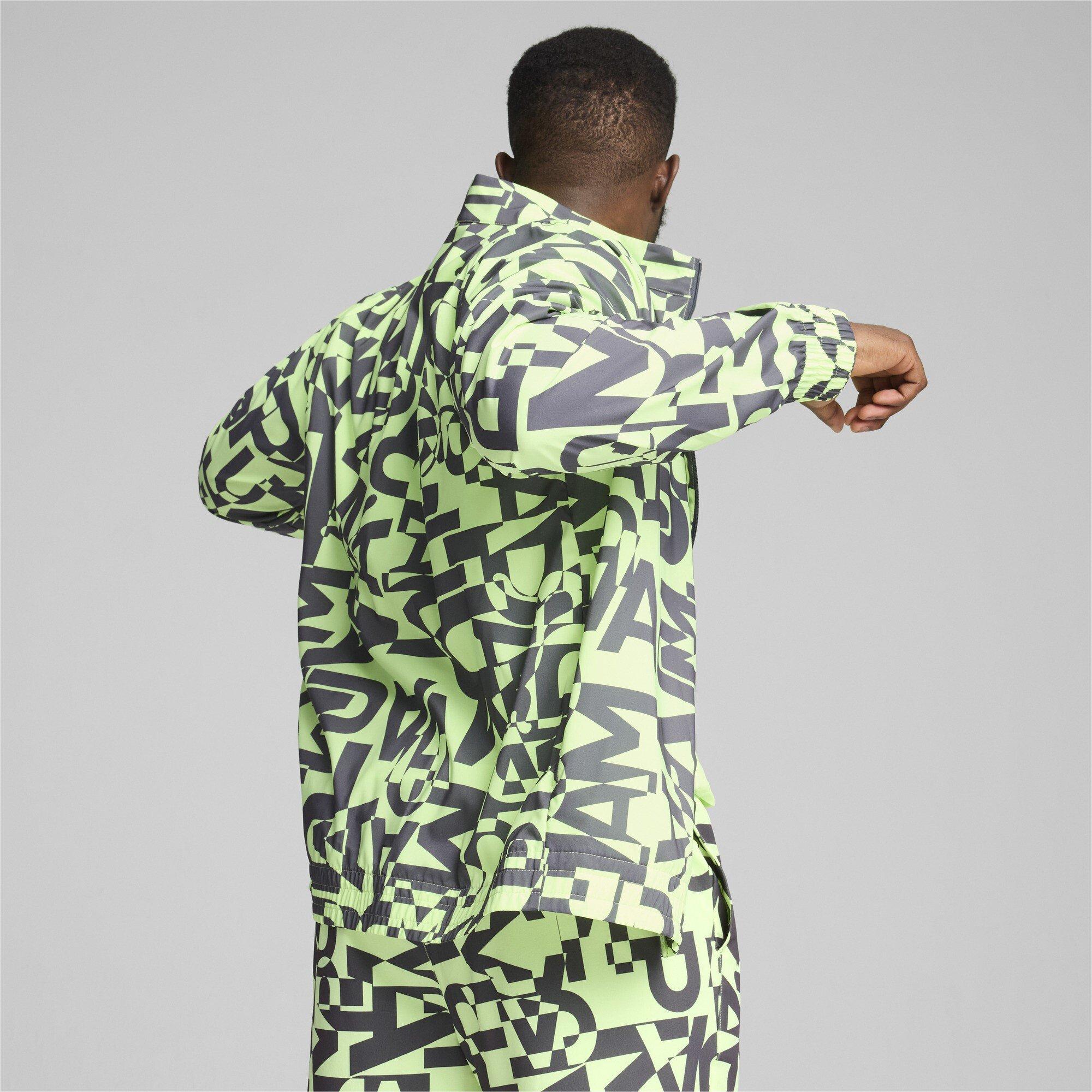 Galactic Gray - Puma - Energy All Over Print Performance Training Jacket - 5