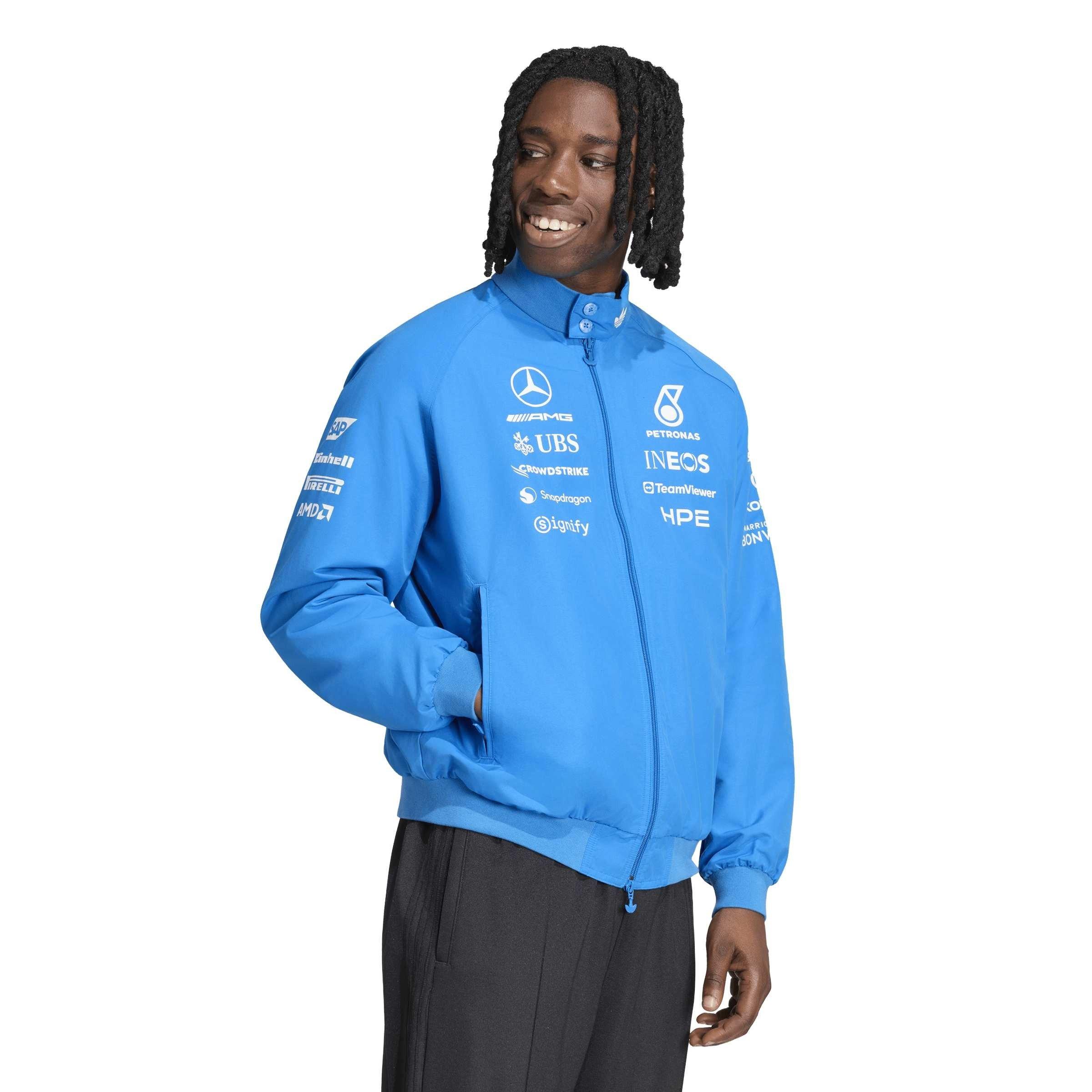 Blue//White - adidas Originals - x Mercedes AMG Petronas Formula 1 Team Blue Wonder Driver Harrington Jacket - 2
