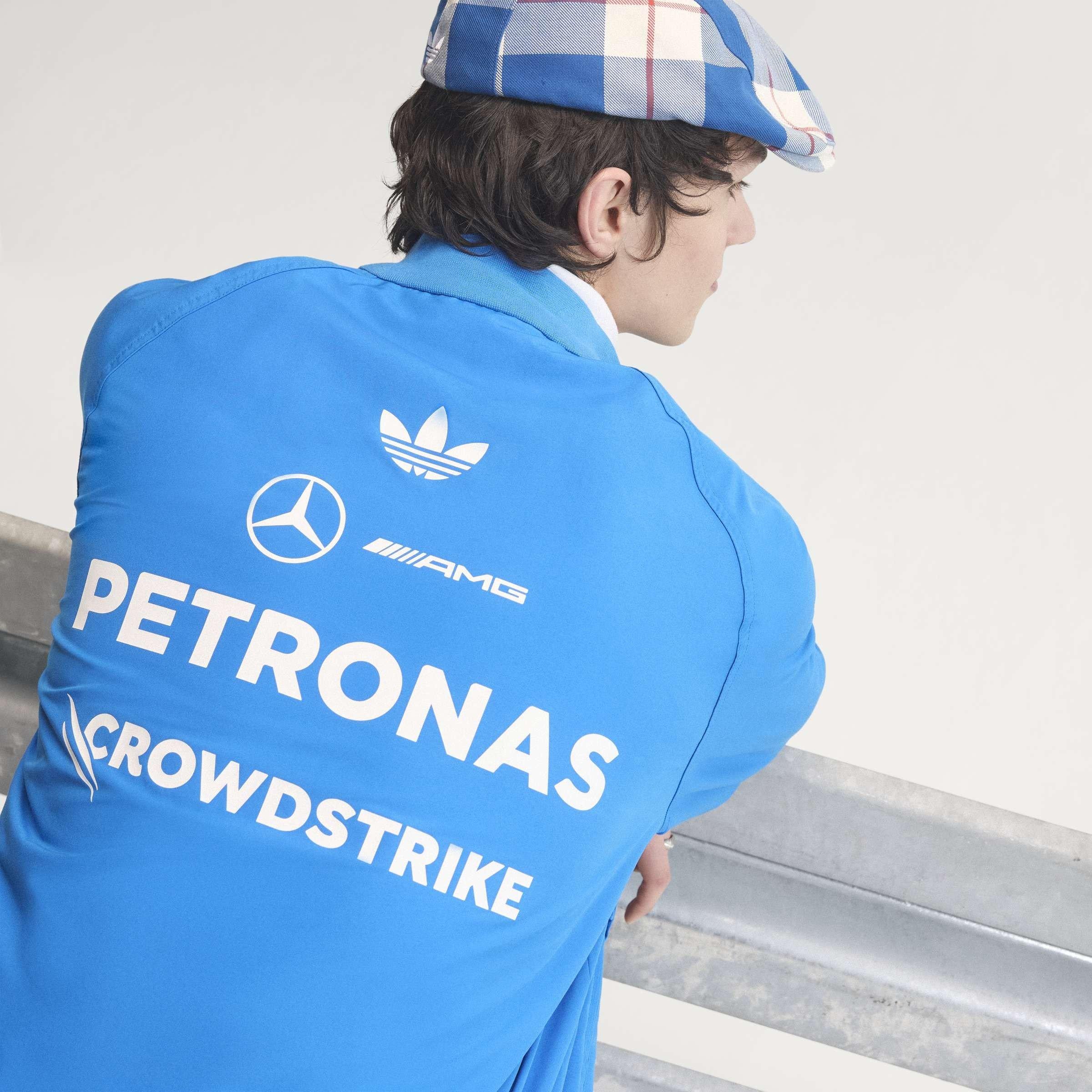 Blue//White - adidas Originals - x Mercedes AMG Petronas Formula 1 Team Blue Wonder Driver Harrington Jacket - 11