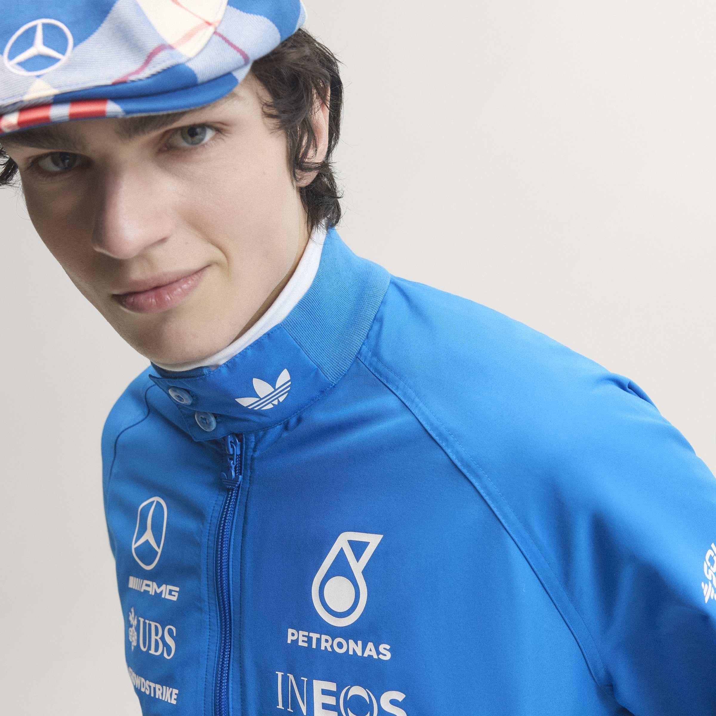 Blue//White - adidas Originals - x Mercedes AMG Petronas Formula 1 Team Blue Wonder Driver Harrington Jacket - 14