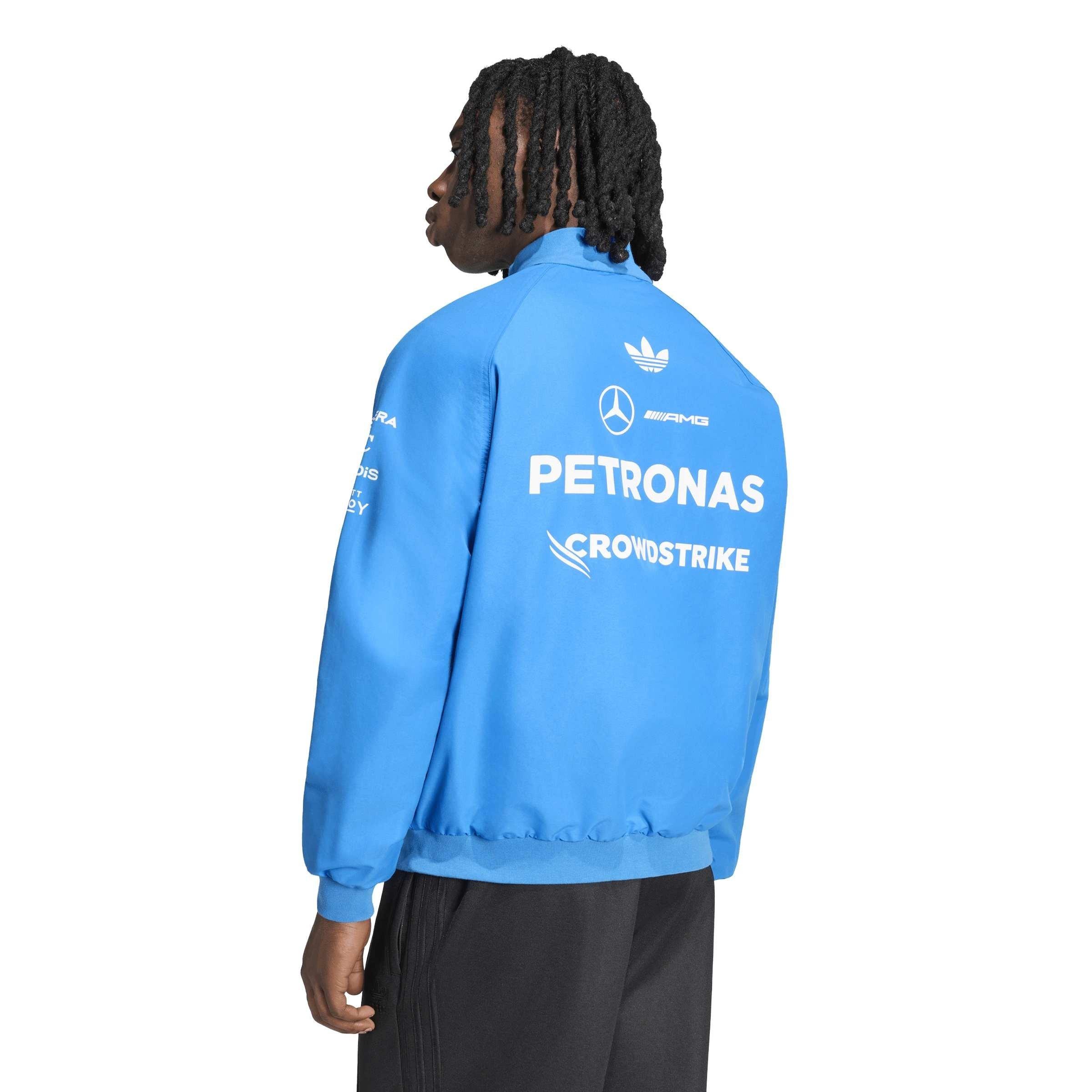 Blue//White - adidas Originals - x Mercedes AMG Petronas Formula 1 Team Blue Wonder Driver Harrington Jacket - 3