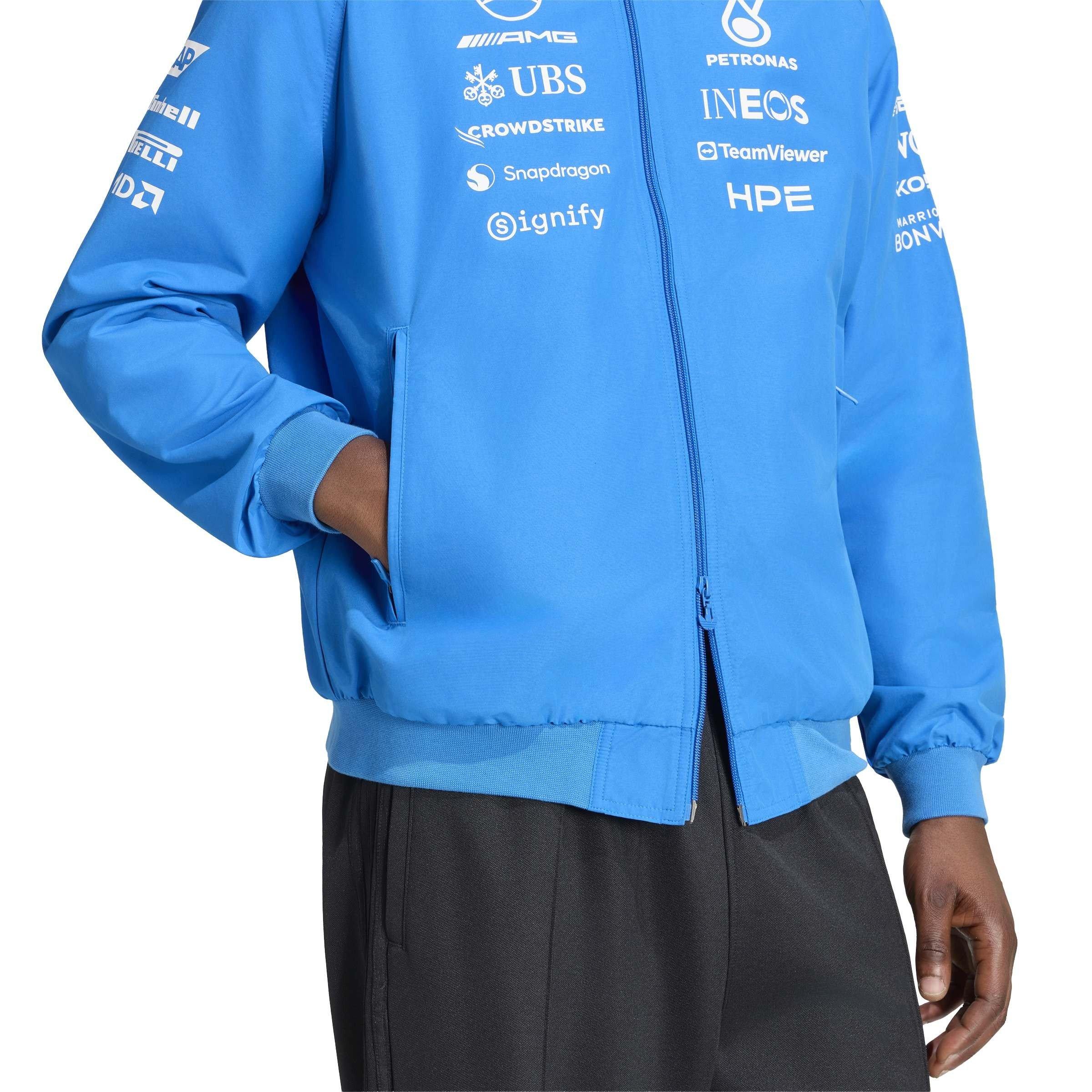 Blue//White - adidas Originals - x Mercedes AMG Petronas Formula 1 Team Blue Wonder Driver Harrington Jacket - 5