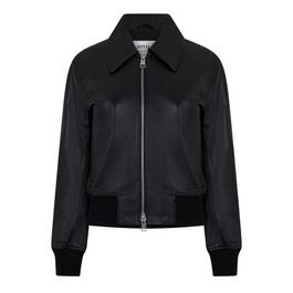 Ami Paris Leather Jacket