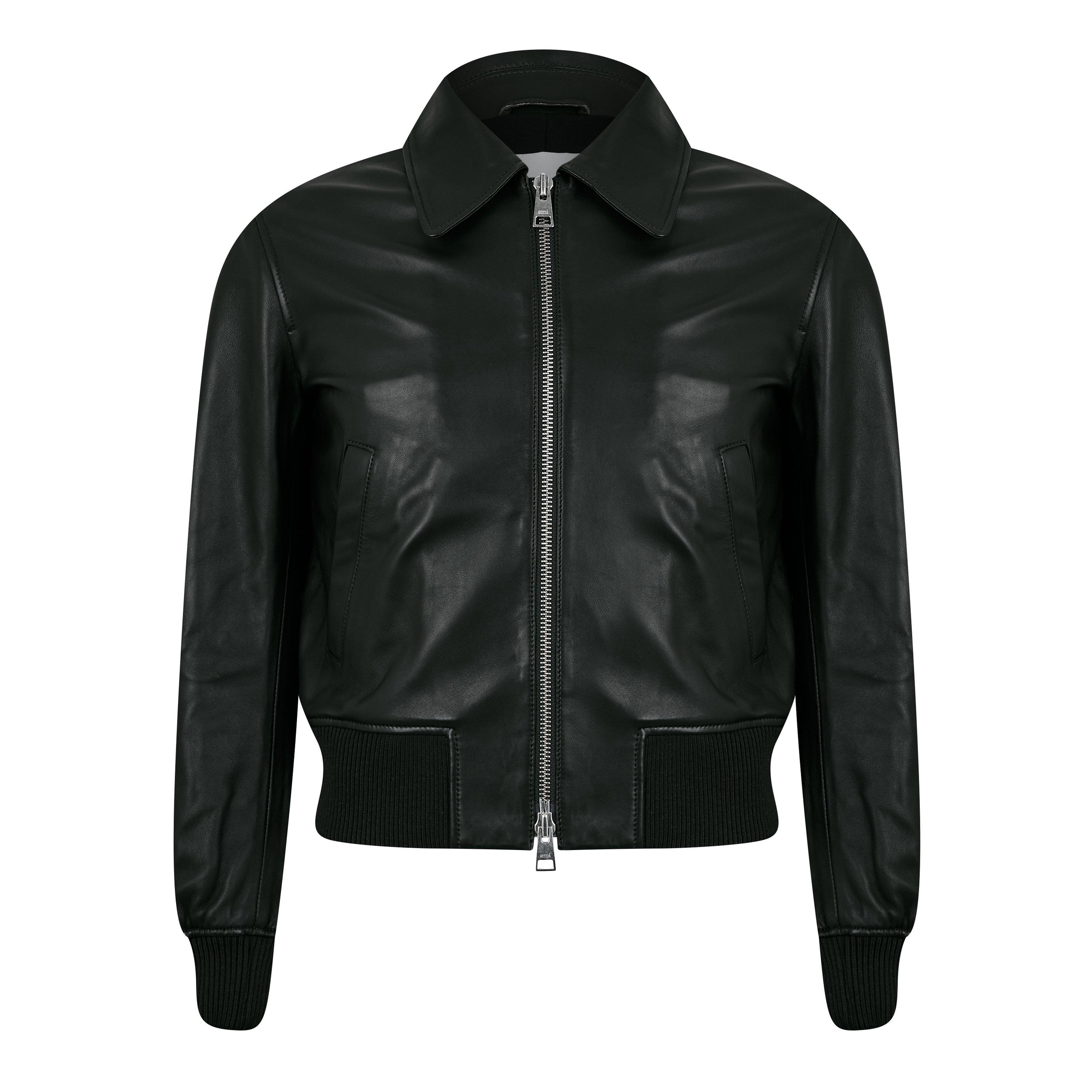 【即購入不可】Ameri LEATHER JACKET Ami Paris | Leather Jacket | Leather Jackets | Cruise Fashion