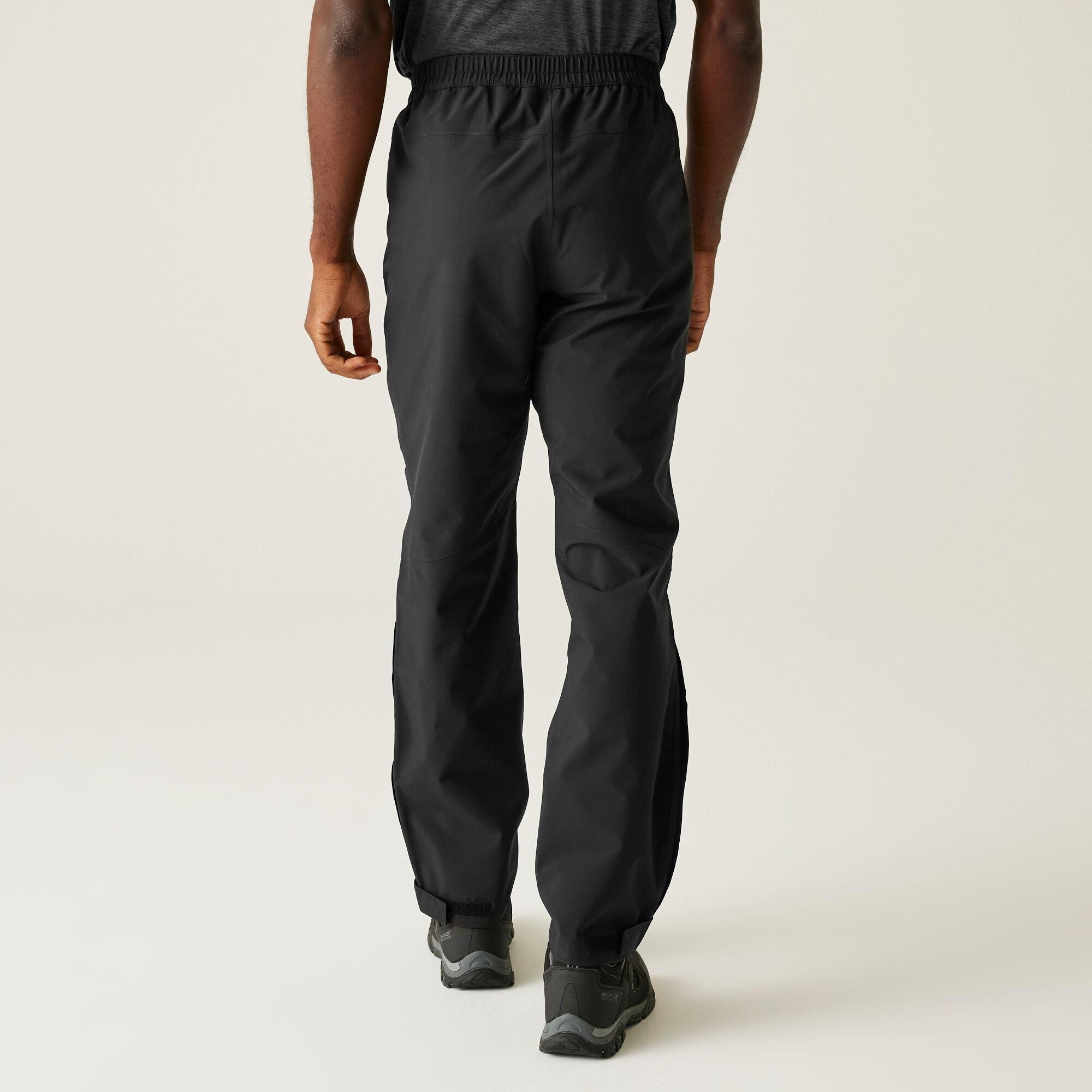 Black - Regatta - Highton Waterproof Overtrouser (Short) - 2