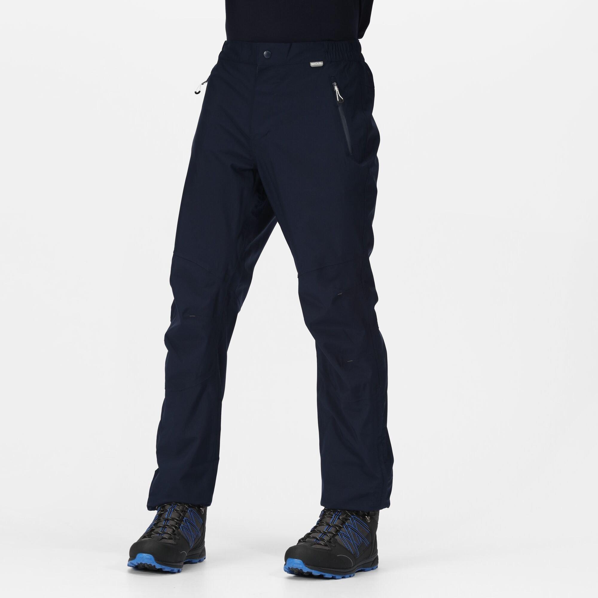 Regatta Men's Highton Waterproof Overtrouser - Navy - L Long