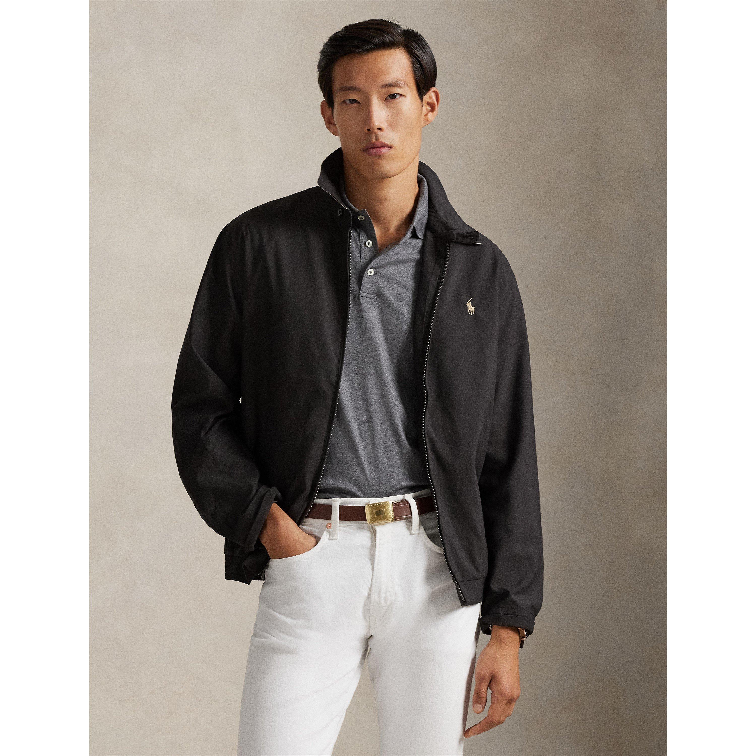 RL Black - Polo Ralph Lauren - Men's Bi-Swing Cotton Water Resistant Harrington Jacket - 3