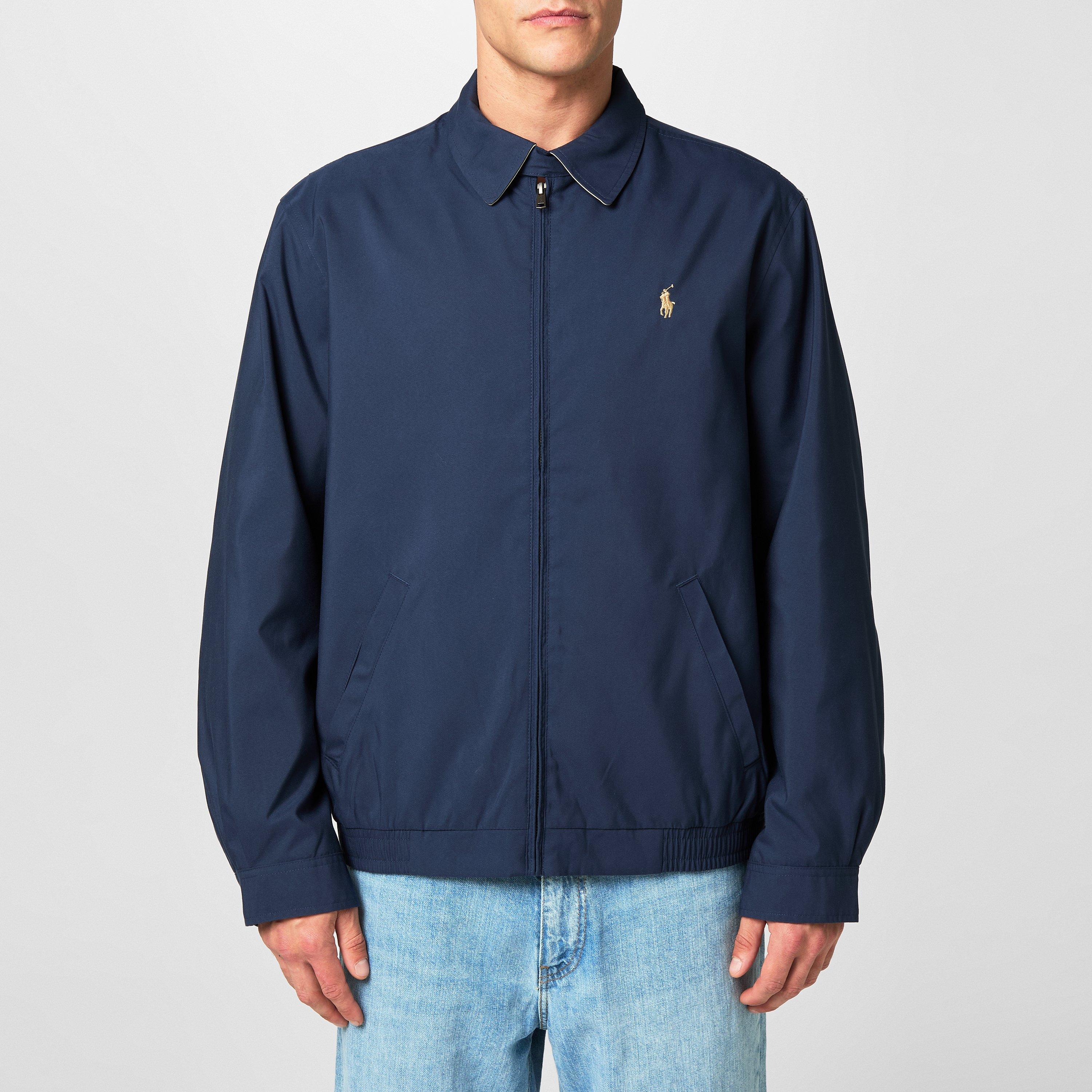 French Navy - Polo Ralph Lauren - Men's Bi-Swing Cotton Water Resistant Harrington Jacket - 3