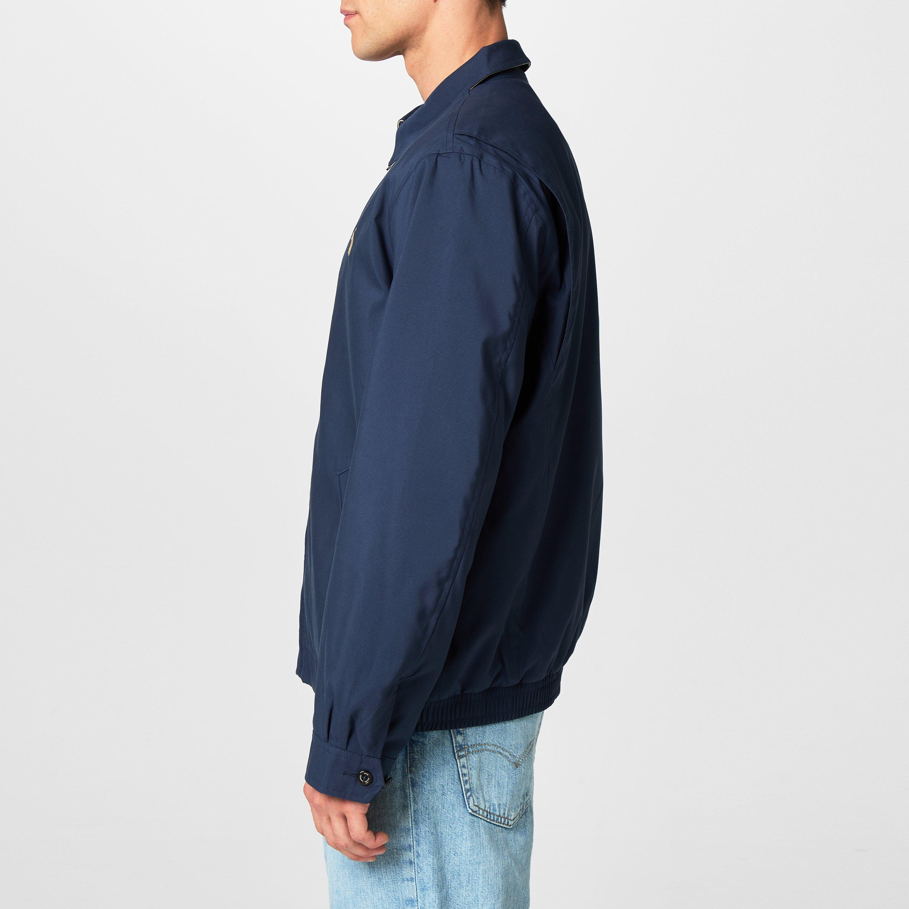 French Navy - Polo Ralph Lauren - Men's Bi-Swing Cotton Water Resistant Harrington Jacket - 6