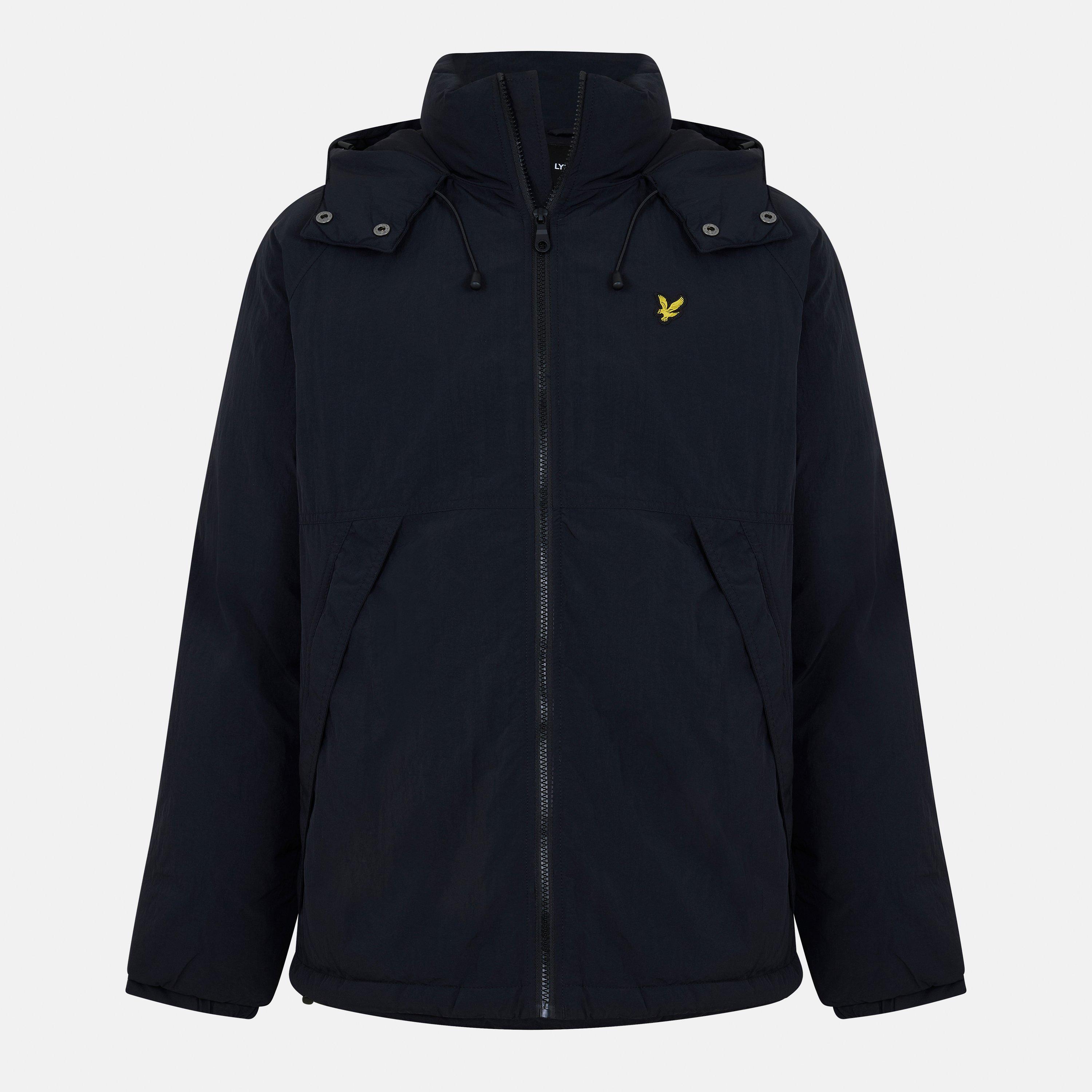 Jet Black Z865 - Lyle and Scott - Men's Insulated Streamlined Fit Short Puffer Jacket - 1