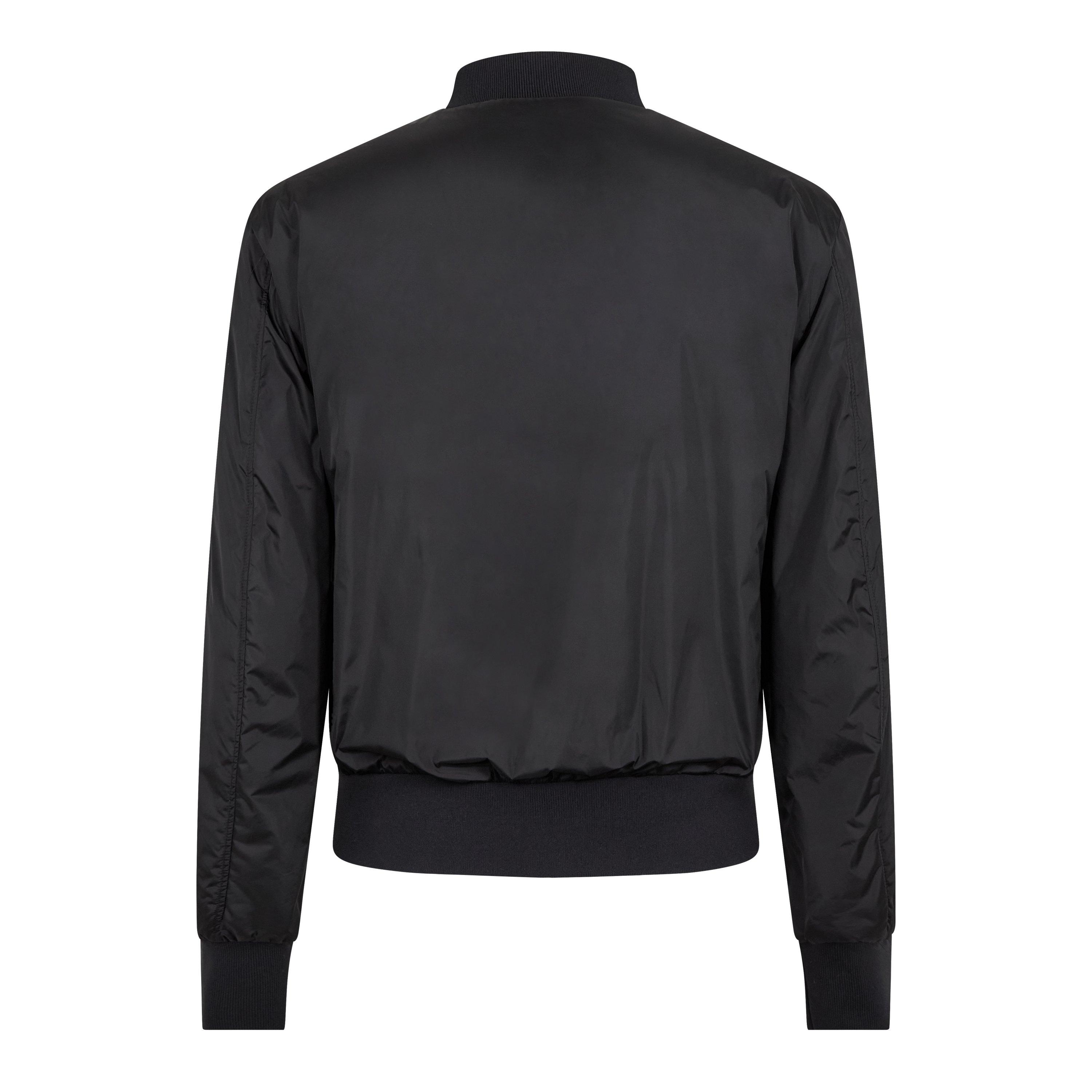 Black - Dolce and Gabbana - Men's Silver Plate Bomber Jacket - 2