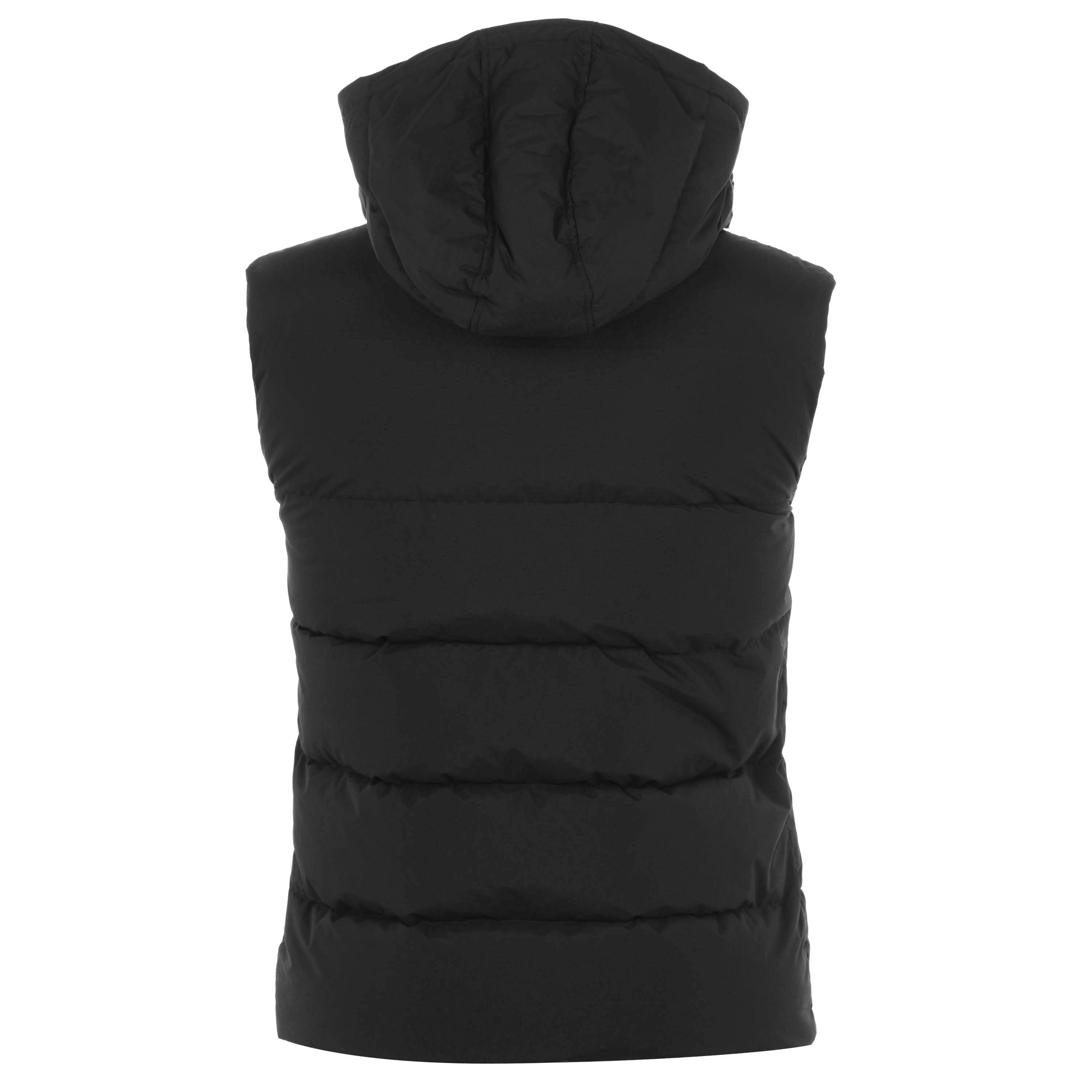 Black 0009 - Pyrenex - Men's Spoutnic Water Resistant Duck Down Hooded Gilet - 6