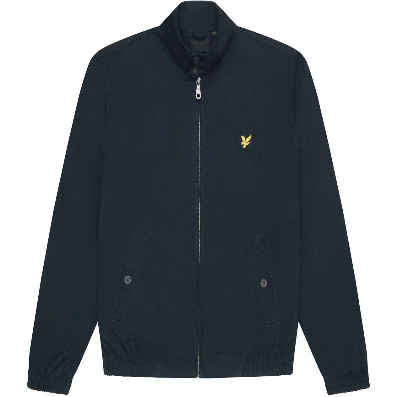 Lyle And Scott Men's Classic Funnel Neck Long Sleeve Zip Harrington Jacket - Navy Z271 - S