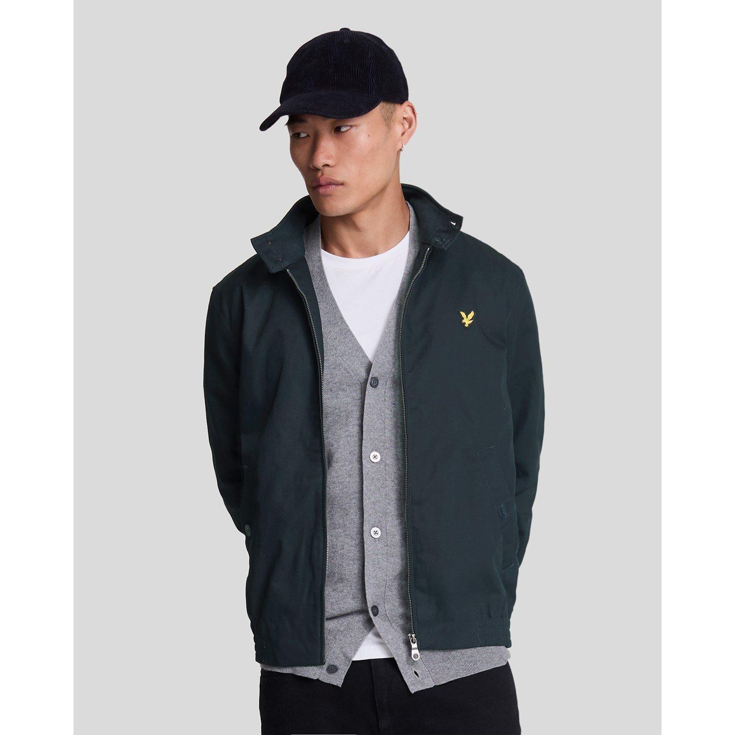 Navy Z271 - Lyle and Scott - Men's  Classic Funnel Neck Long Sleeve Zip Harrington Jacket - 5