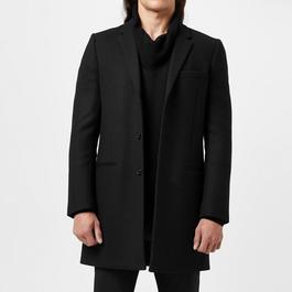 Saint Laurent Chesterfield Wool Coat