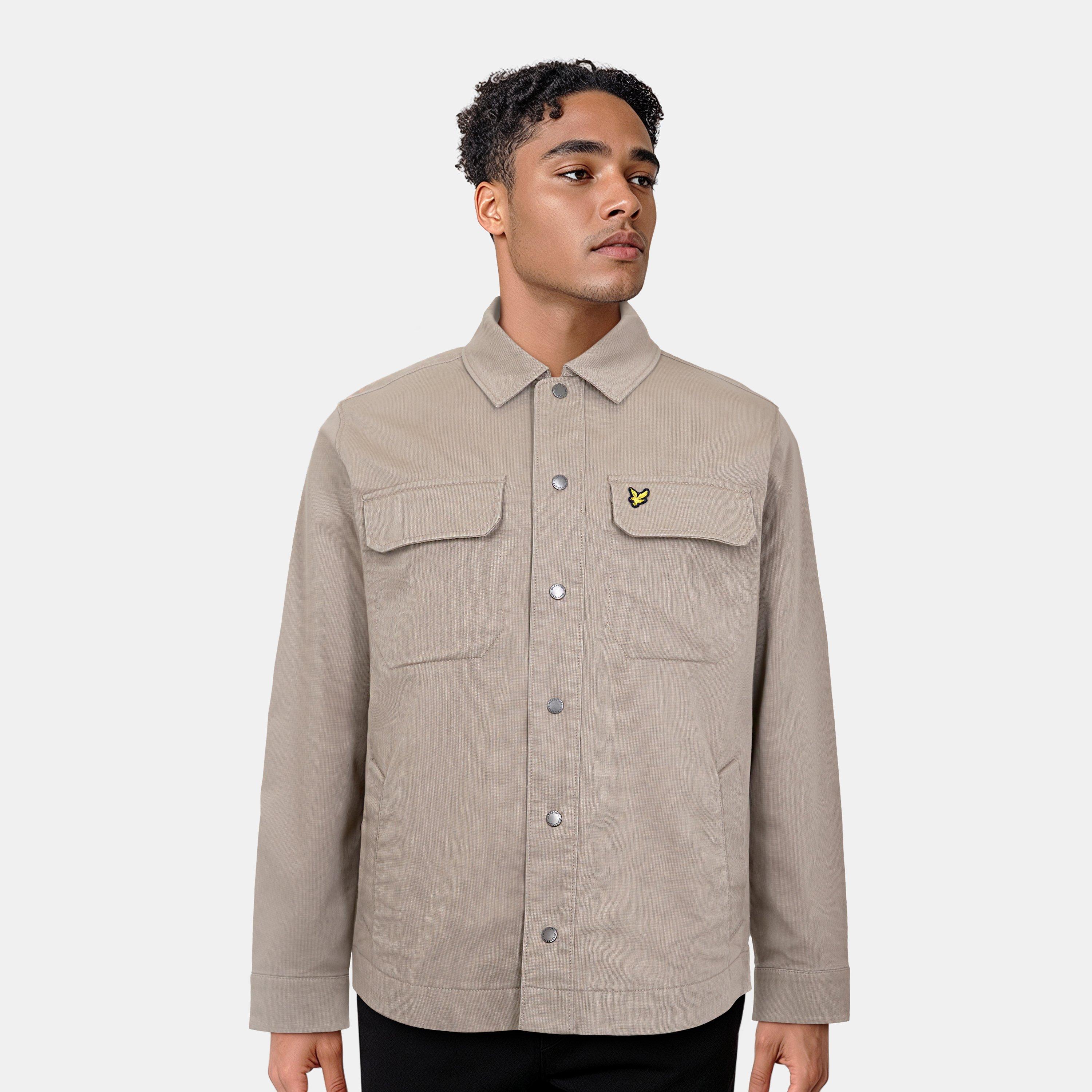 Heri Taupe X302 - Lyle and Scott - Men's  Overshirt - 3
