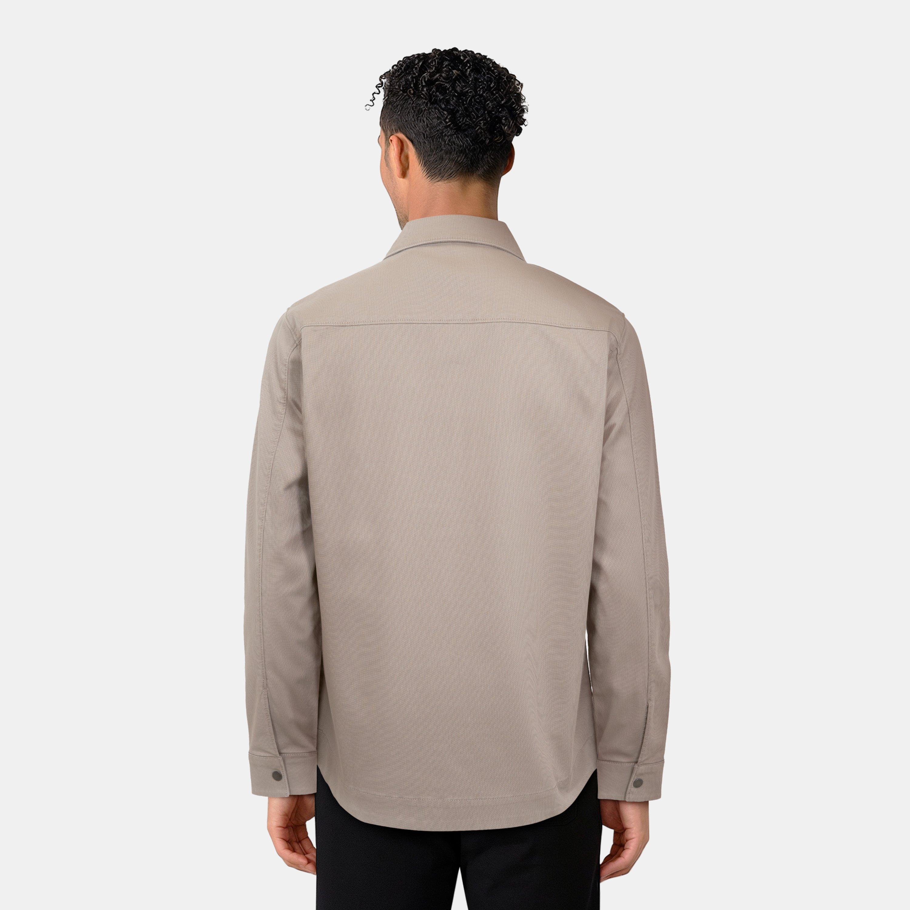 Heri Taupe X302 - Lyle and Scott - Men's  Overshirt - 4