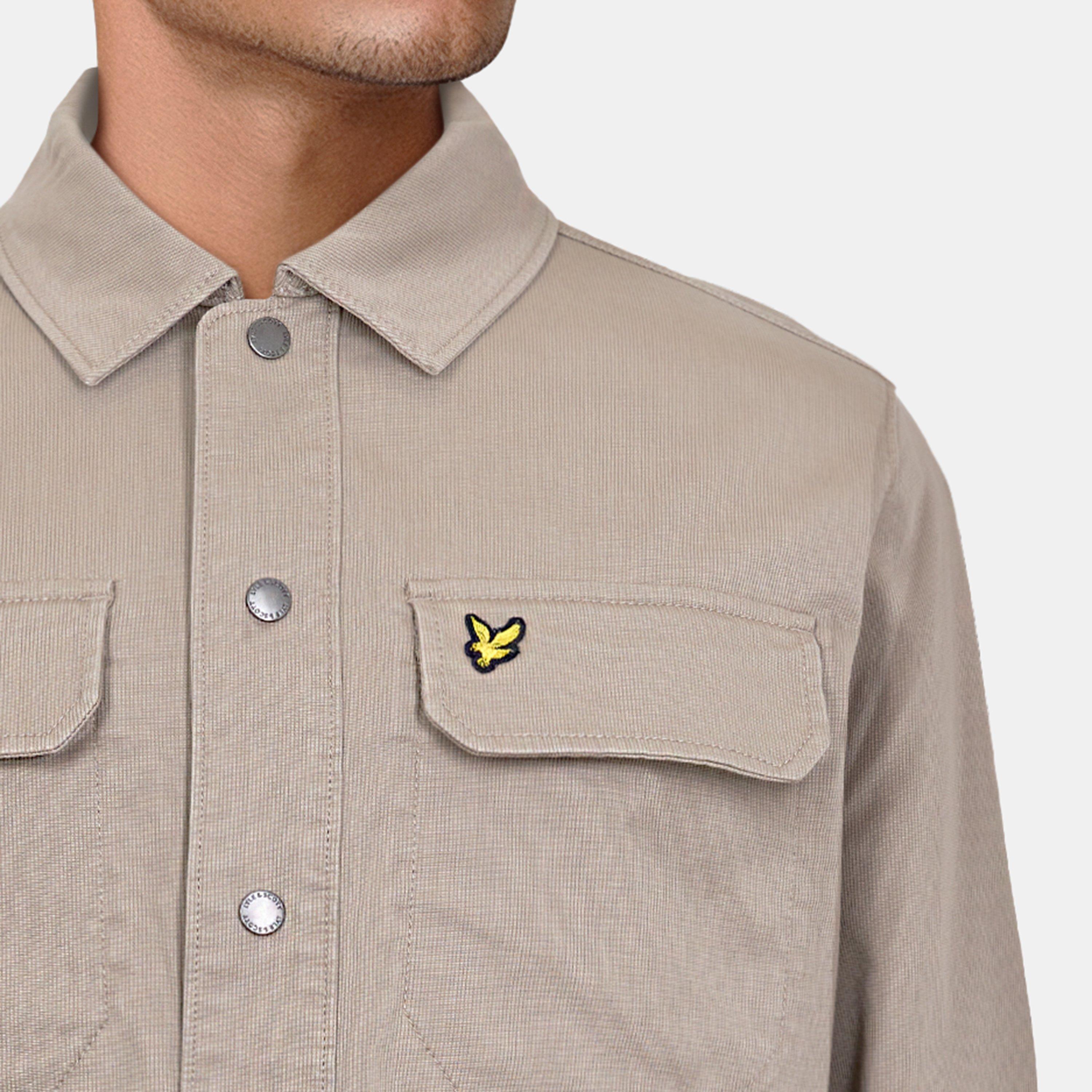 Heri Taupe X302 - Lyle and Scott - Men's  Overshirt - 5