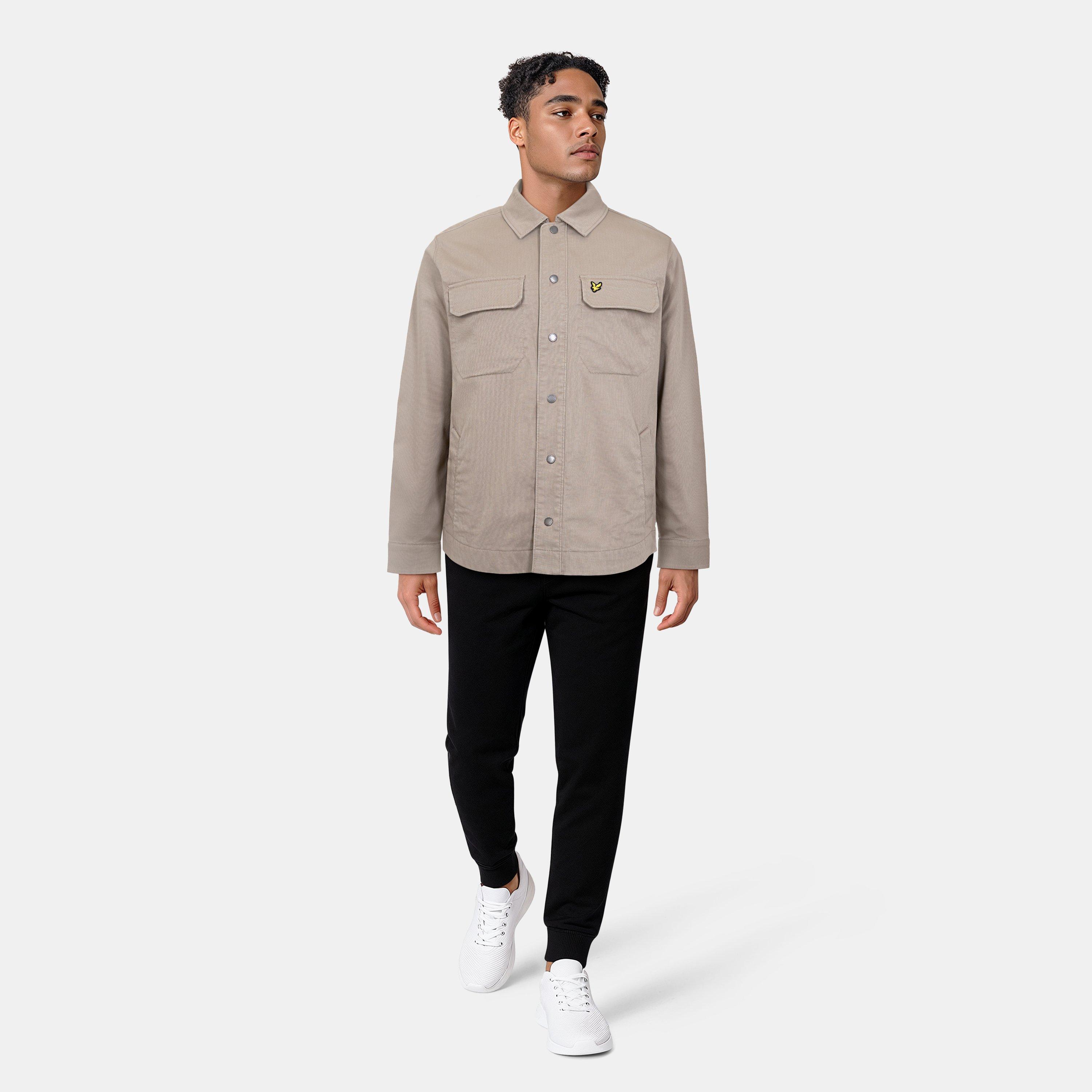 Heri Taupe X302 - Lyle and Scott - Men's  Overshirt - 6