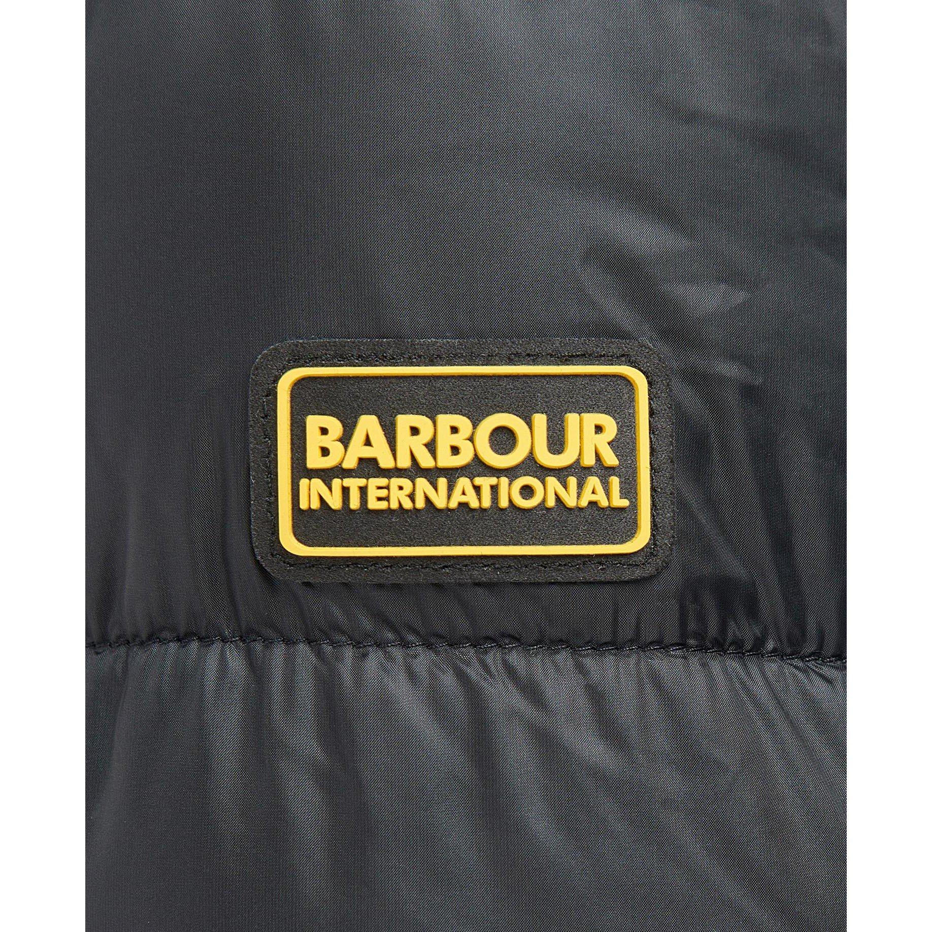 Black - Barbour International - Women's Island Quilted Windproof Short Puffer Jacket - 6