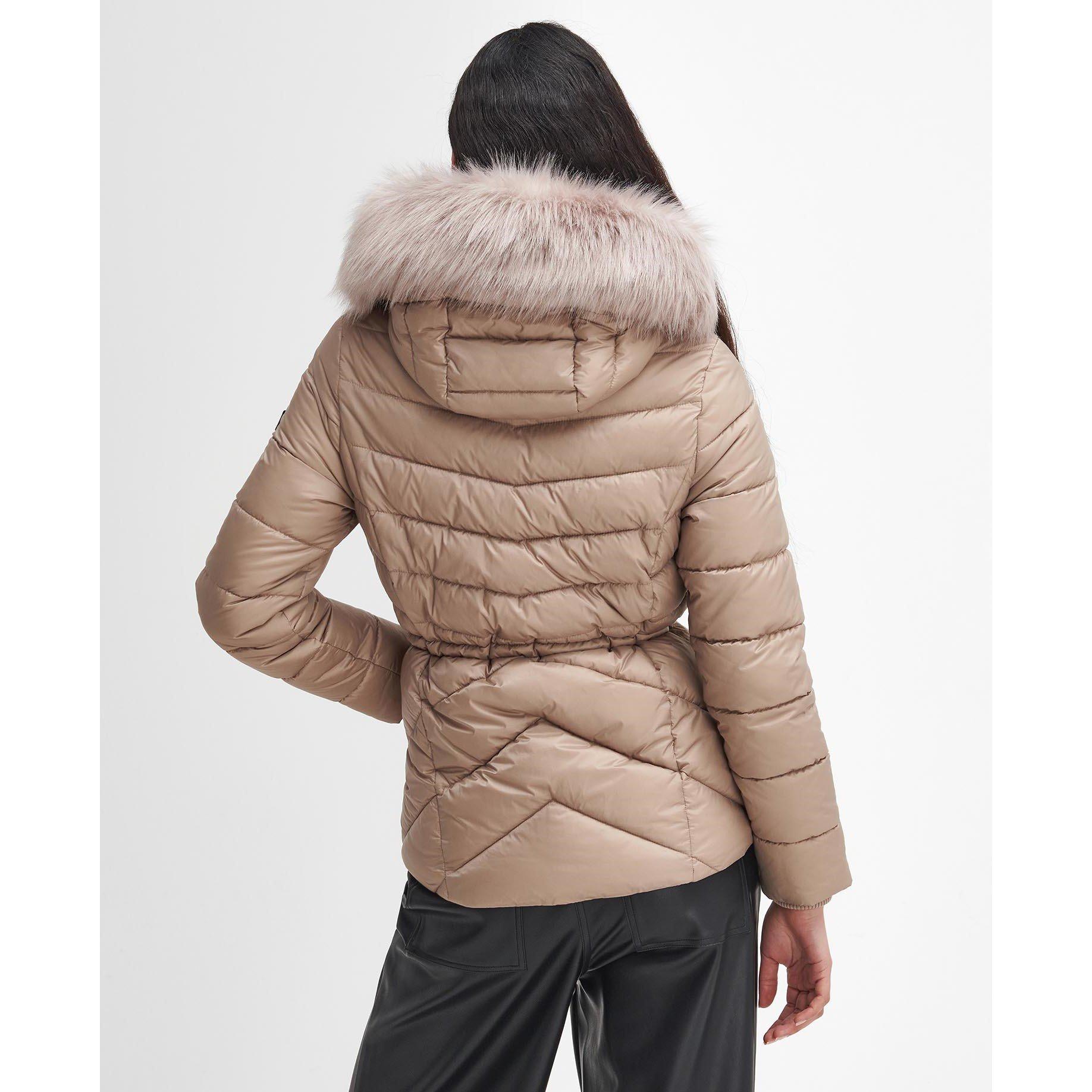 Light Trench - Barbour International - Women's Island Quilted Windproof Short Puffer Jacket - 2