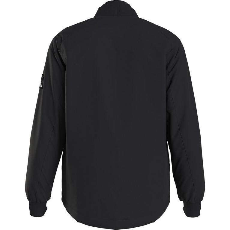 CK Black BEH - Mamalicious Maternity Mørkerosa T-shirt med lange ærmer og snoning foran - Padded Harrington Jacket - 5