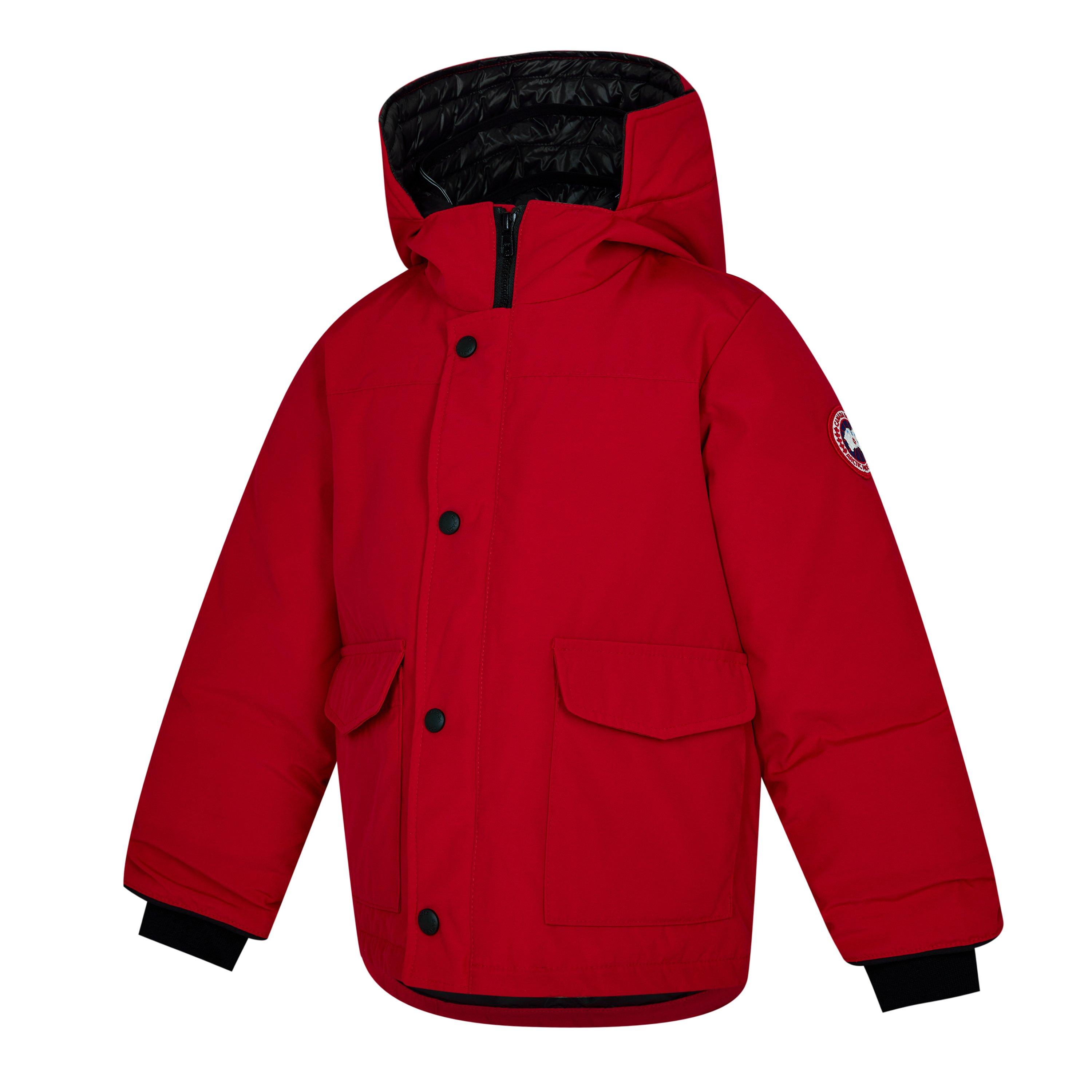Fortune Red 28 - Canada Goose - Unisex Kids Lynx Heritage Water Resistant Duck Down Hooded Parka - 3