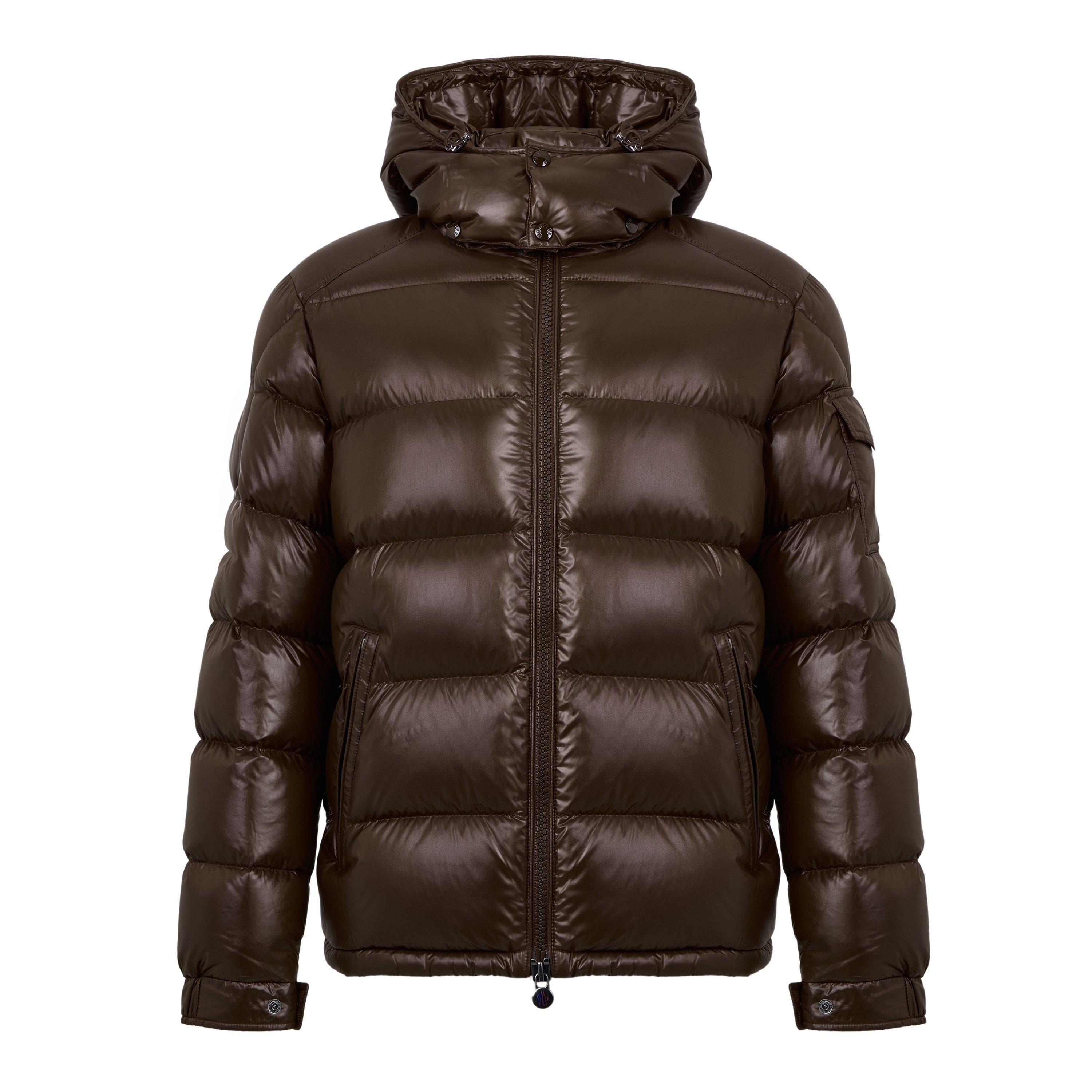 Moncler Men's Maya Waterproof Down Detachable Hood Short Puffer Jacket