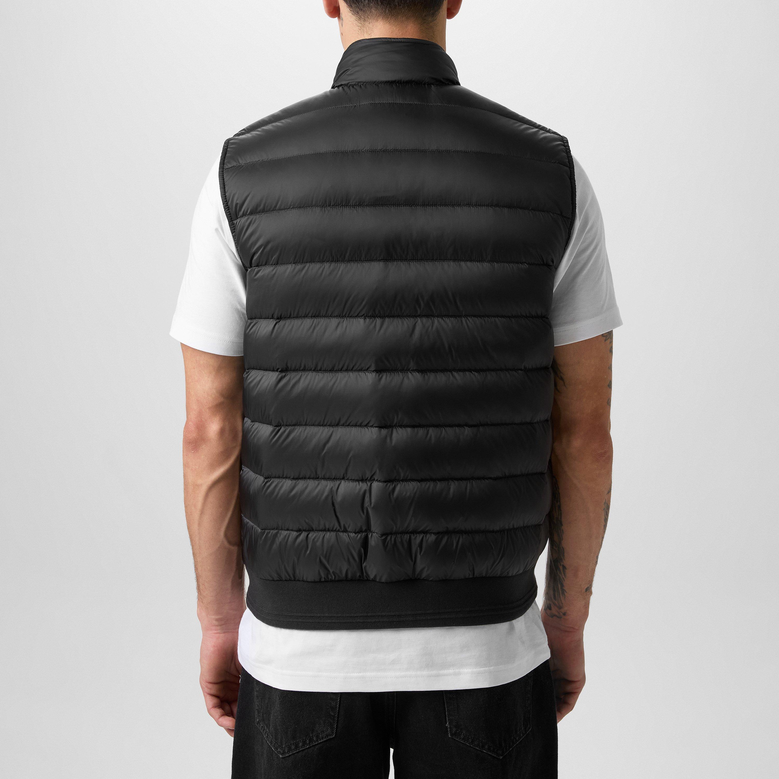 Black - Belstaff - Men's Circuit Water Resistant Duck Down Sleeveless Gilet - 4