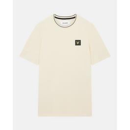 Facetasm panelled cotton sweatshirt Patch Logo T-Shirt