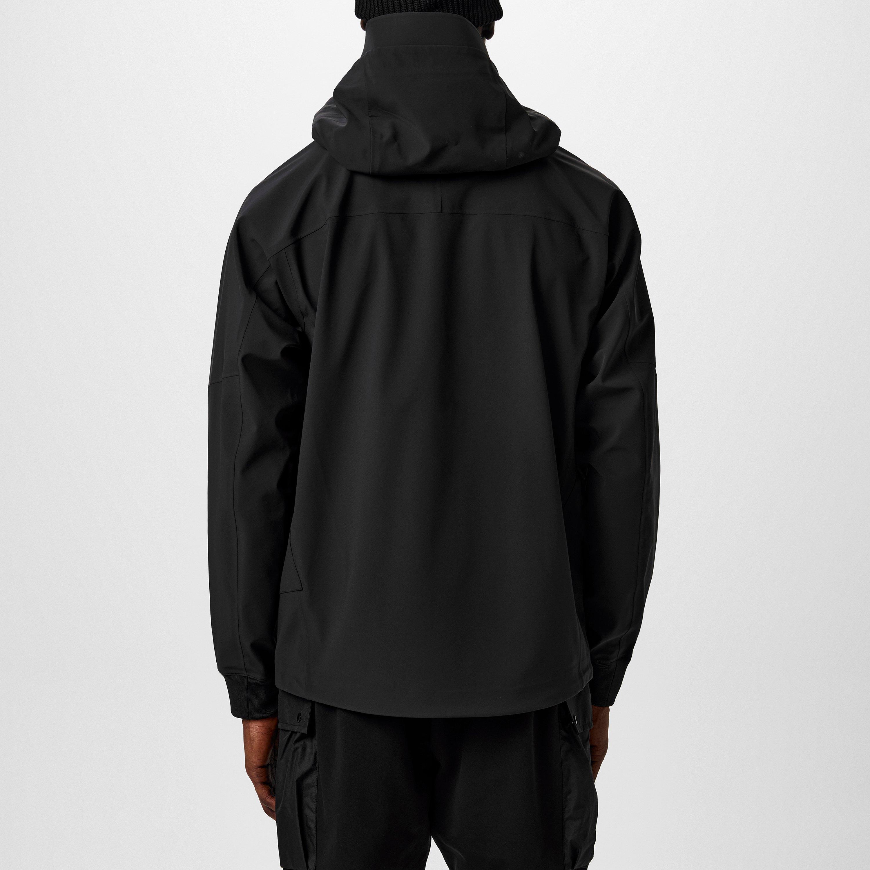 Black 999 - CP Company Metropolis - Men's MetroShell Water Resistant Hooded Long Sleeve Softshell Jacket - 3