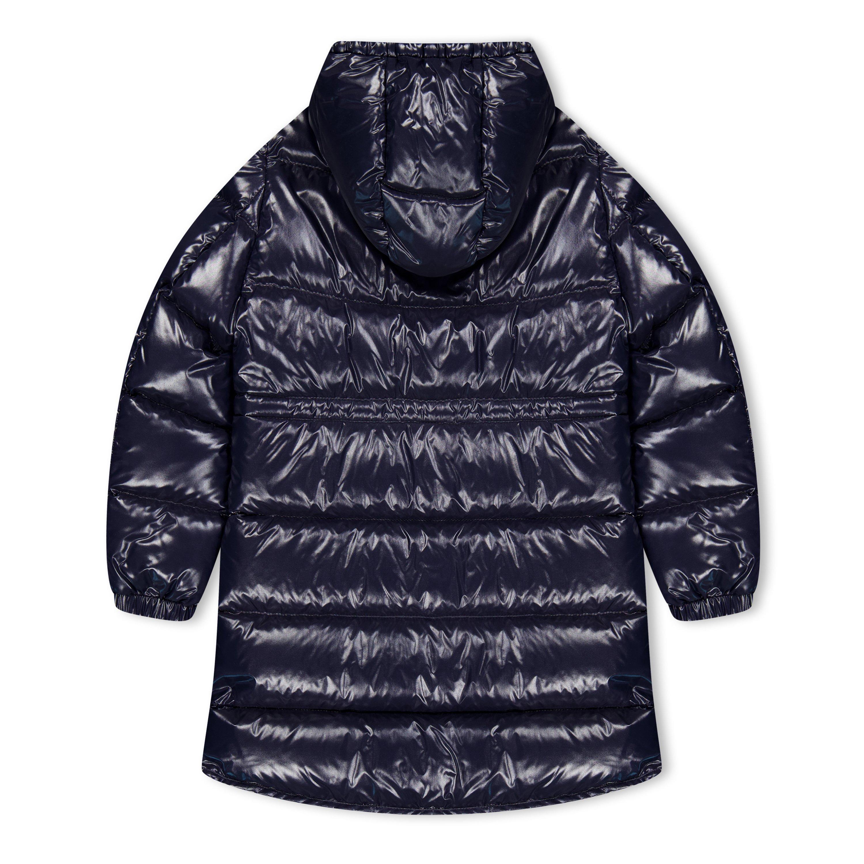 Navy 742 - Moncler - Kids' Dacca Water Resistant Down Hooded Short Puffer Jacket - 2