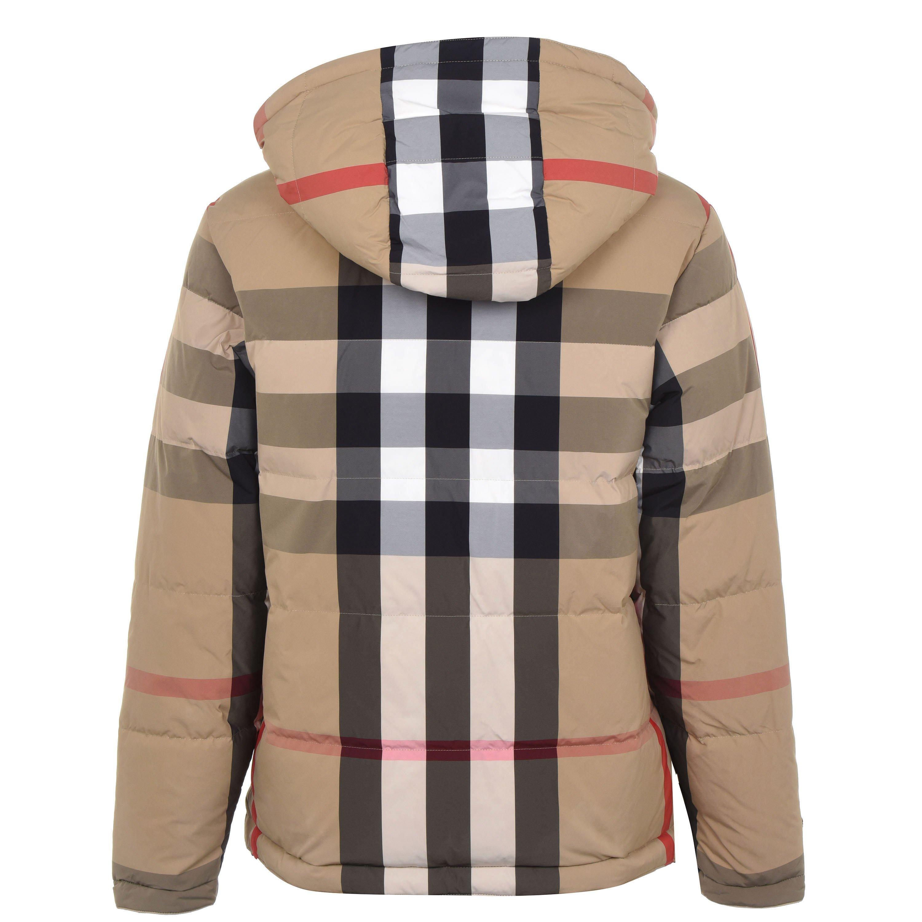 Arc Beige A7028 - Burberry - Men's Reversible Duck Down Long Sleeve Short Puffer Jacket - 6