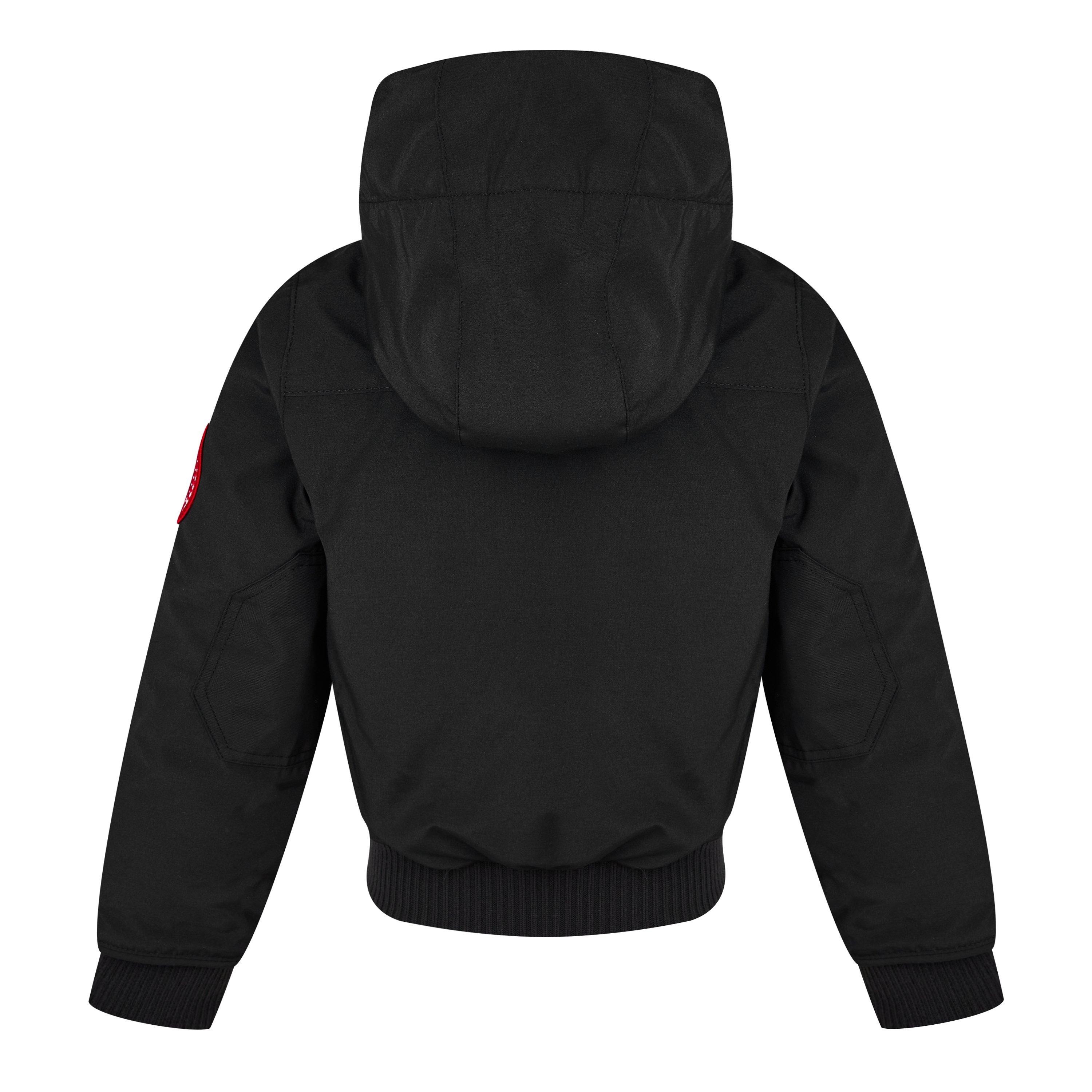 Black 61 - Canada Goose - Unisex Kids' Grizzly Bomber Water Resistant Duck Down Detachable Hood Parka - 2