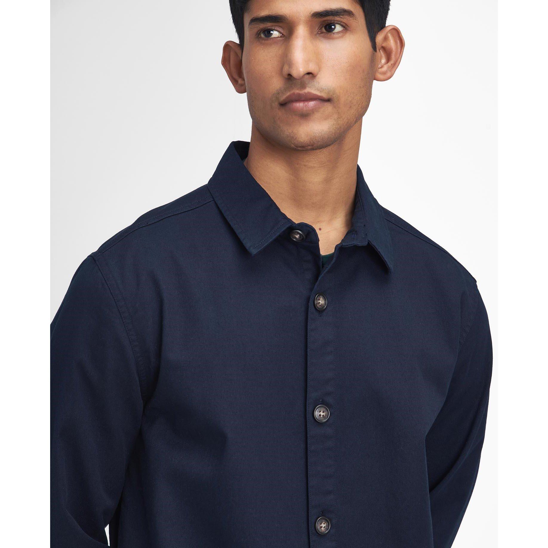Dark Navy NY74 - Barbour - Ruxton Tailored Overshirt - 4