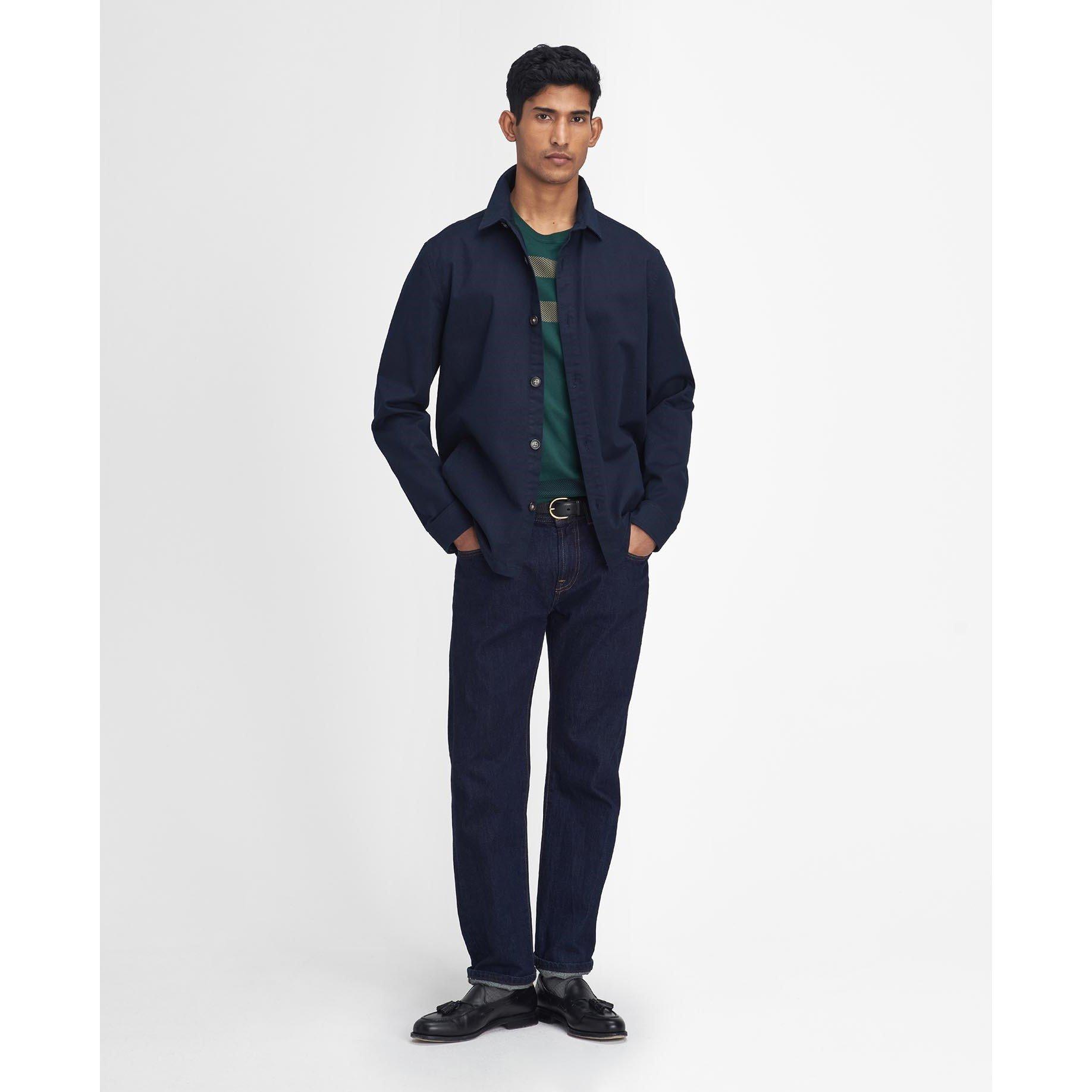 Dark Navy NY74 - Barbour - Ruxton Tailored Overshirt - 6