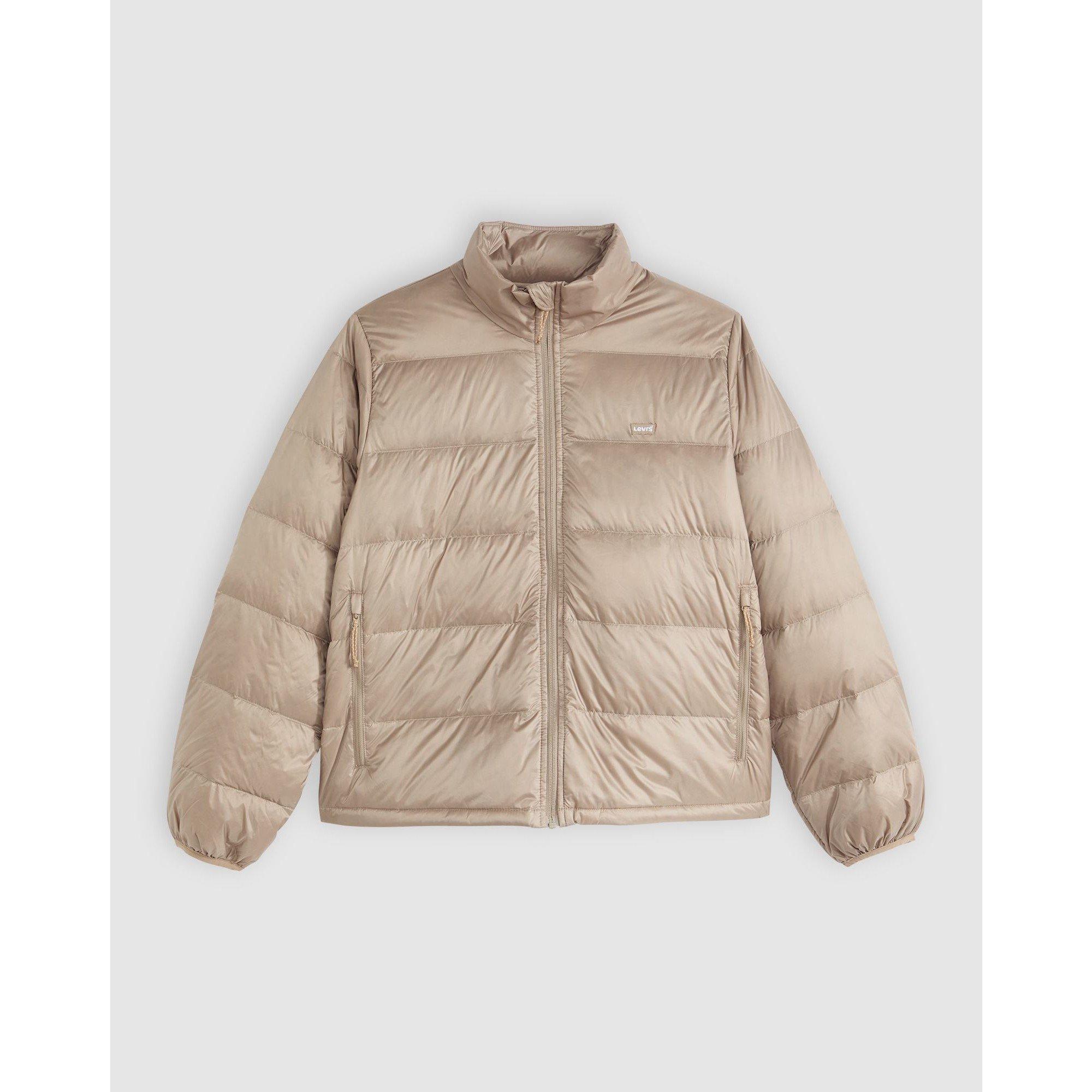 Levis Women's Polly Packable Water-Resistant Softshell Jacket - Taupe Gray - 14 (L)
