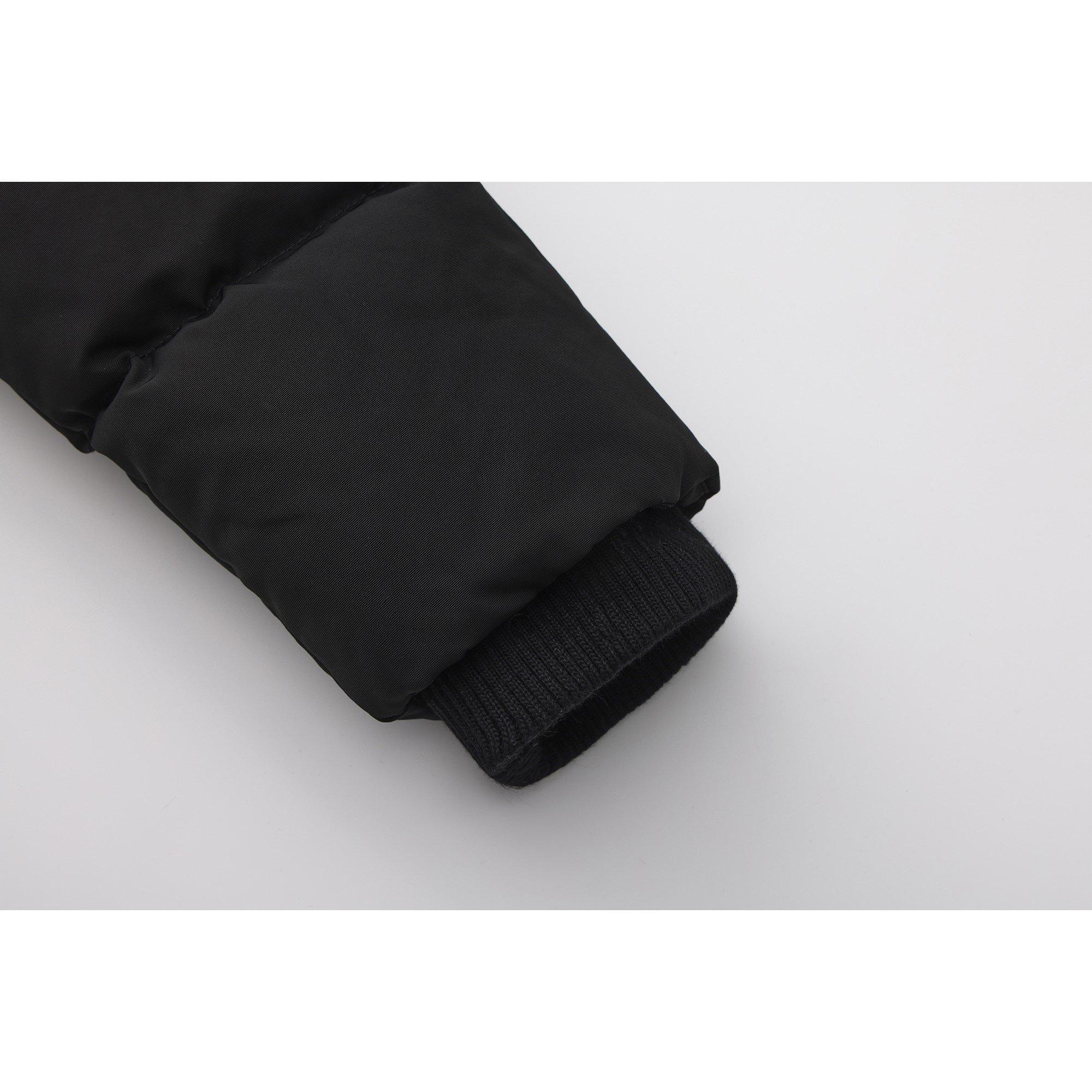 Negro - SoulCal - Double Zip Detachable Faux Fur Hood Fleece Lined Short Puffer Jacket - 10