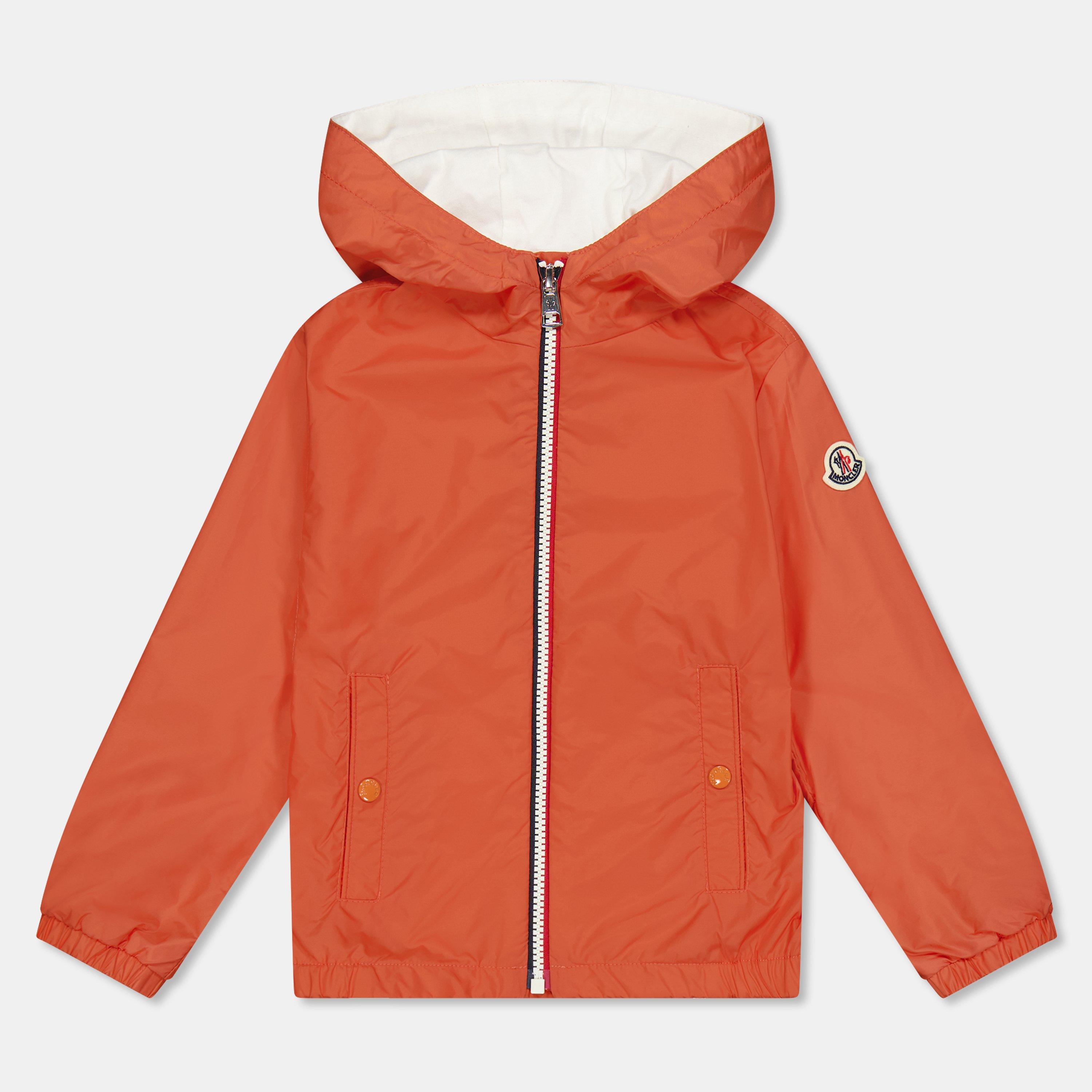 Orange 34P - Moncler - Kids' Urville Waterproof Half-Zip Rain Anorak - 1