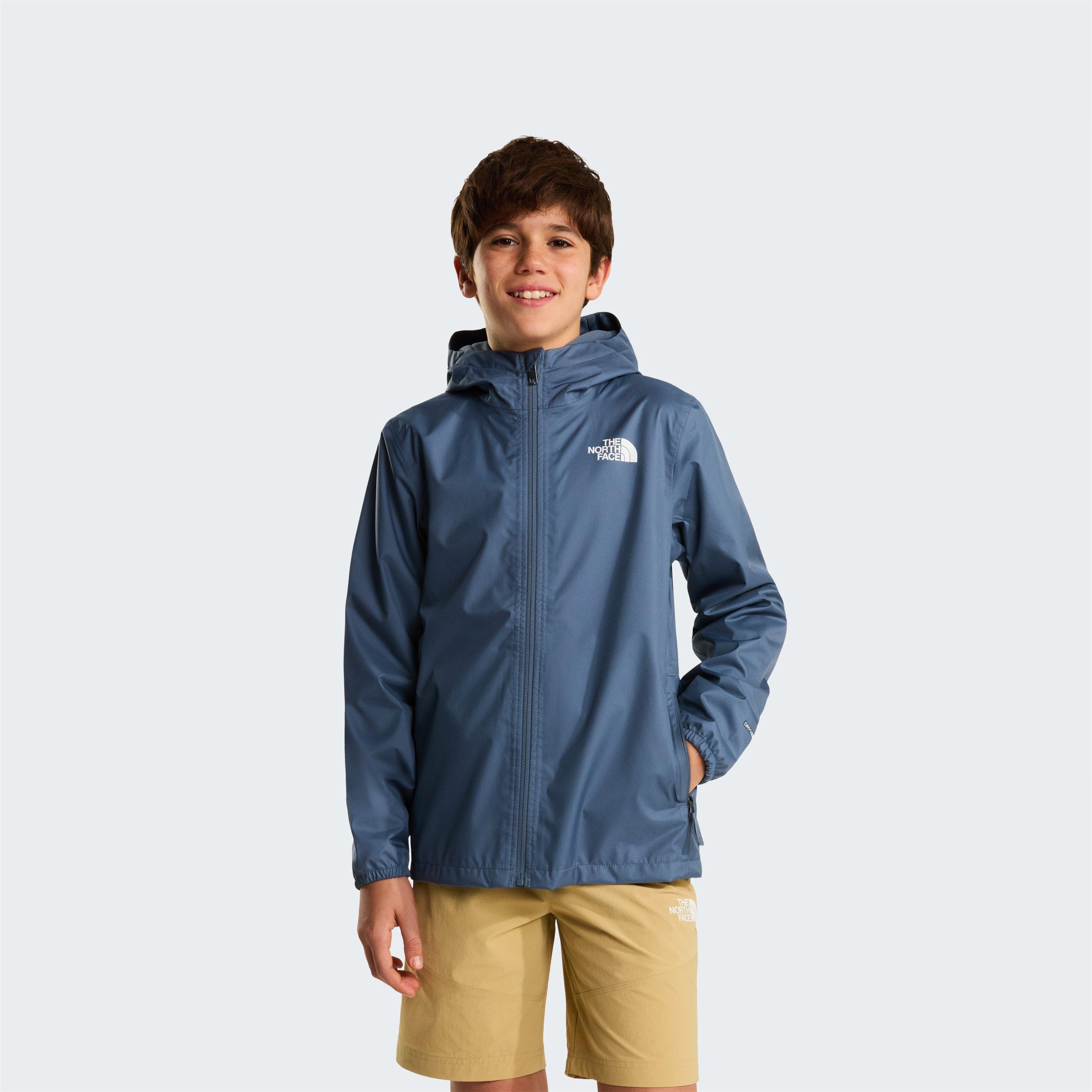 Grnite Grey 0U3 - The North Face - Zipline Rain Jacket Unisex Juniors - 3