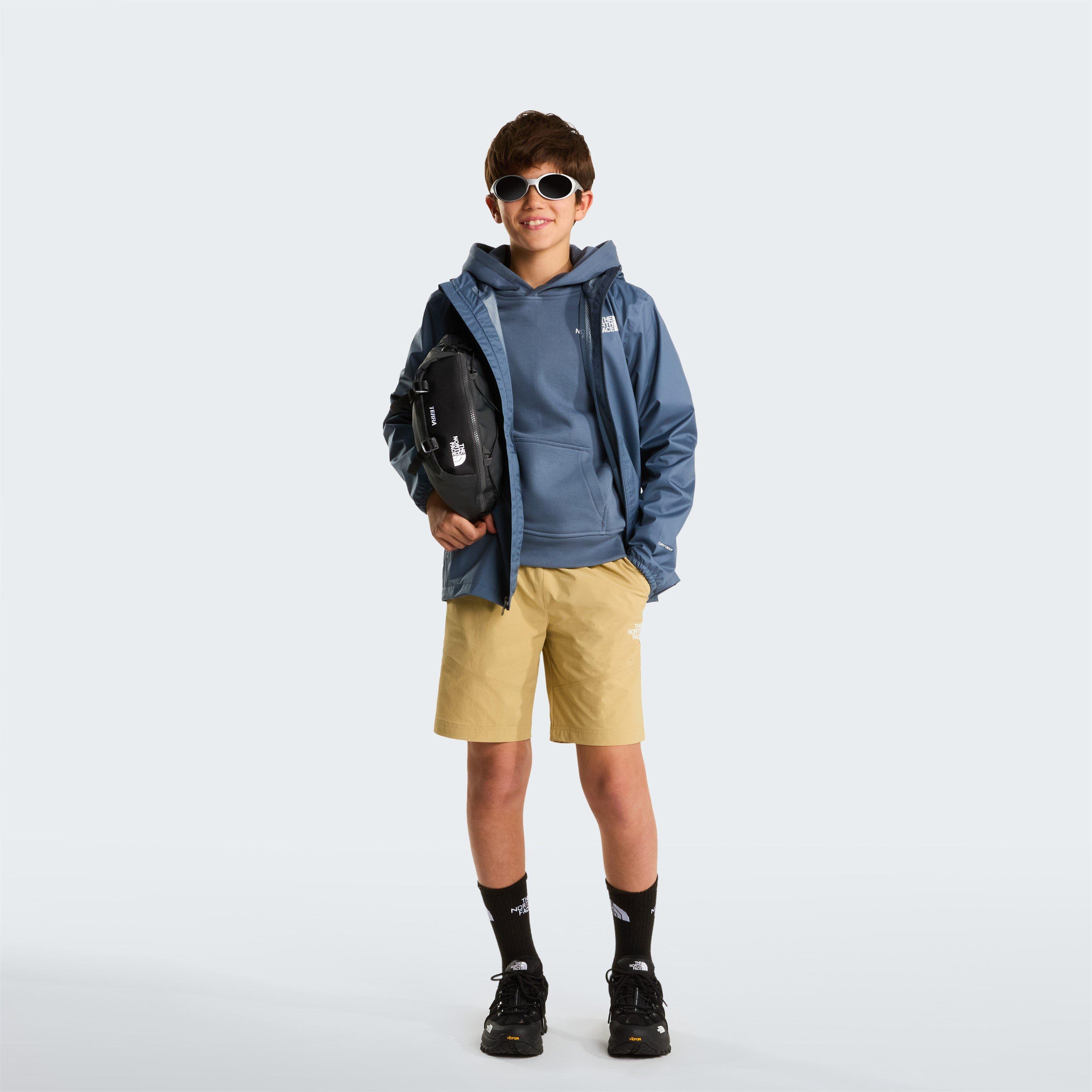 Grnite Grey 0U3 - The North Face - Zipline Rain Jacket Unisex Juniors - 6