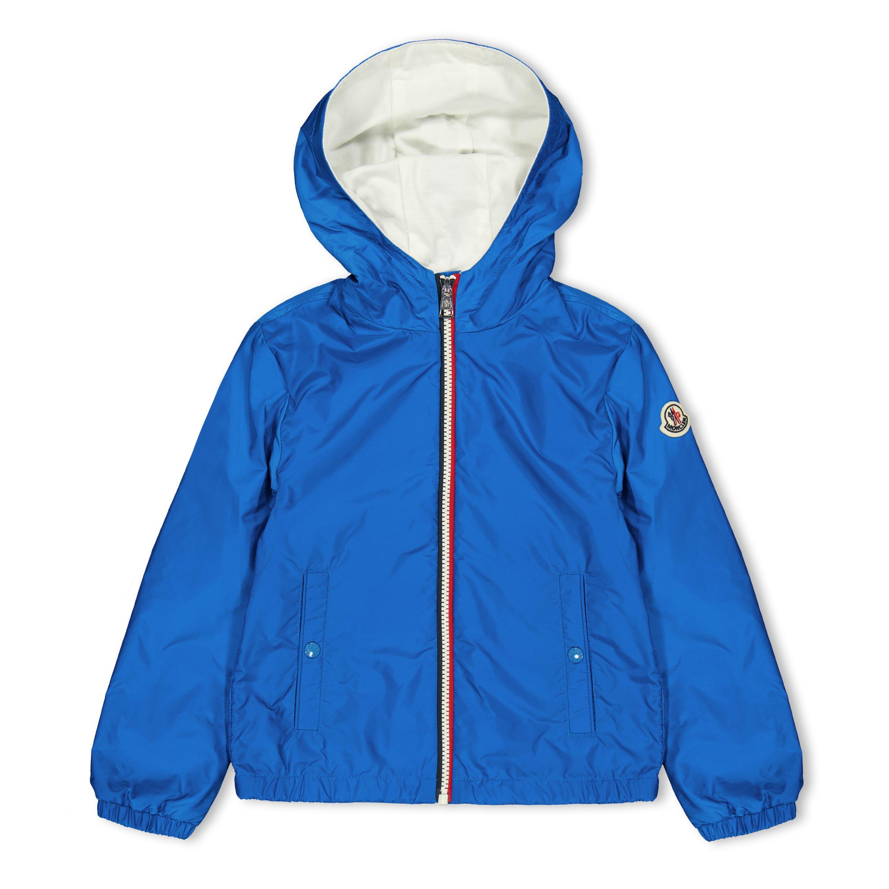 Moncler Kids' Rain Anorak Jacket - Blue 72C - Size 12Y