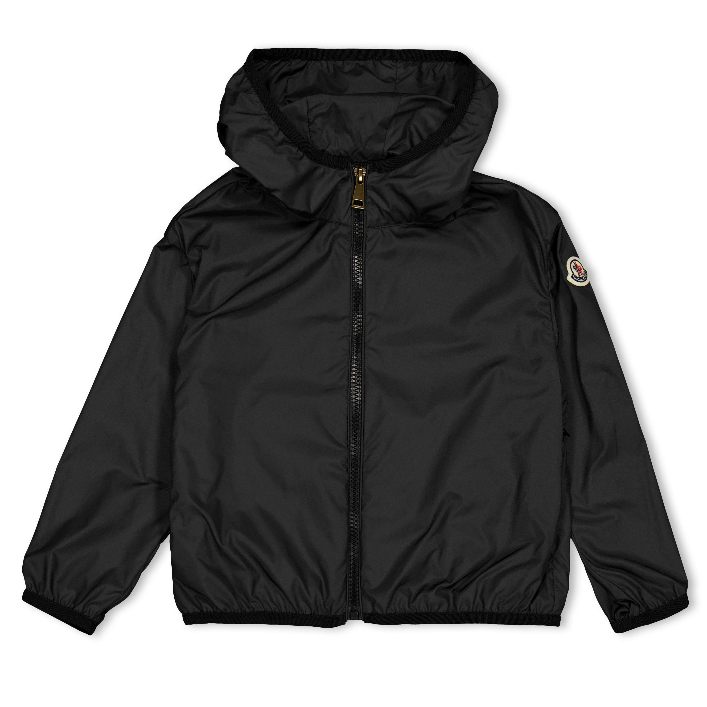 Moncler Kids' Rain Anorak Jacket - Black 999 - Size 14Y