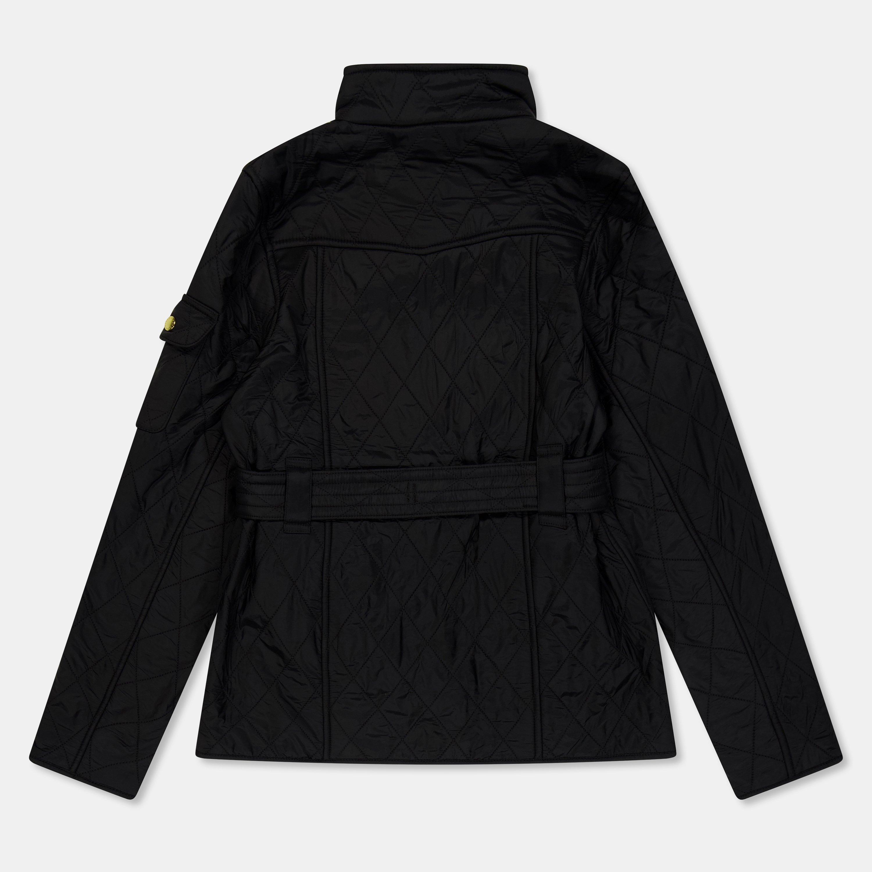 Black - BK91 - Barbour International - Kids' Polarquilt Water Resistant Long Sleeve Quilted Jacket - 2